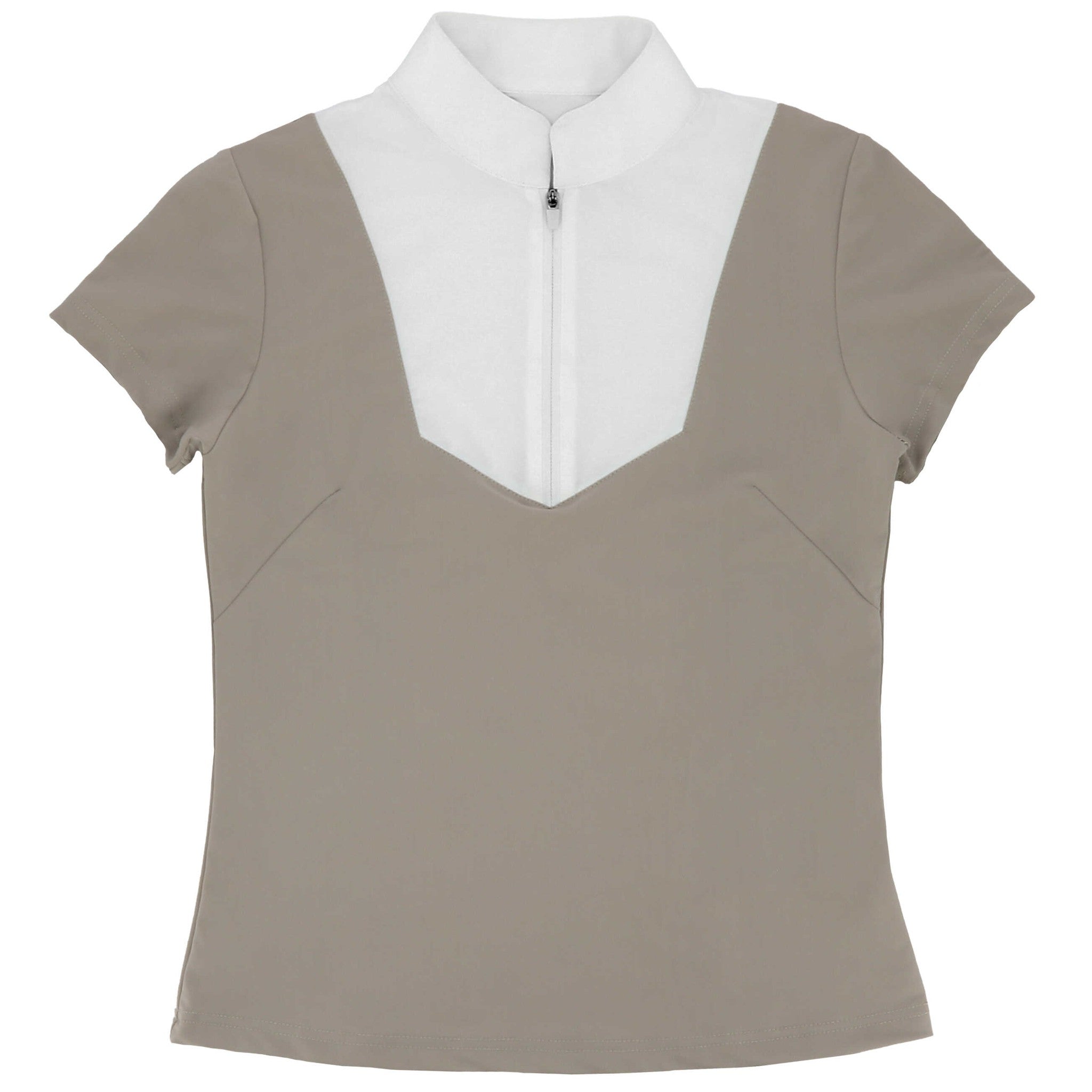 EQUITHÈME Tokyo Competition Polo - Women's Taupe - 962117271_packshot_1