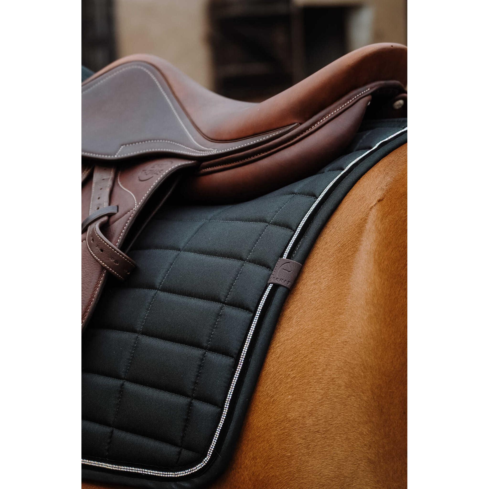 EQUITHÈME Domino All-Purpose Saddle Pad Green - 204782009_ambi_2