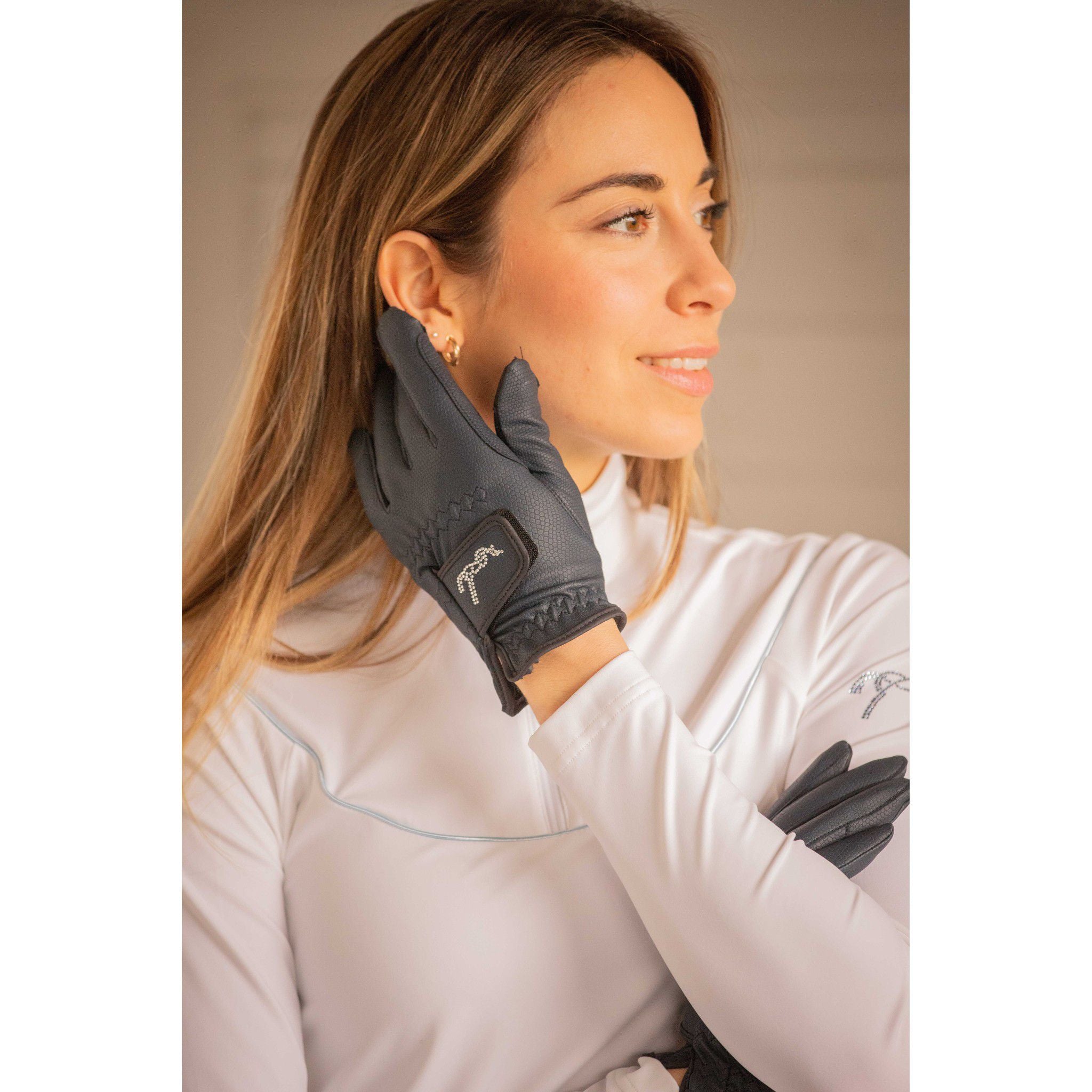 Pénélope Lyoni Riding Gloves Navy blue 930806765