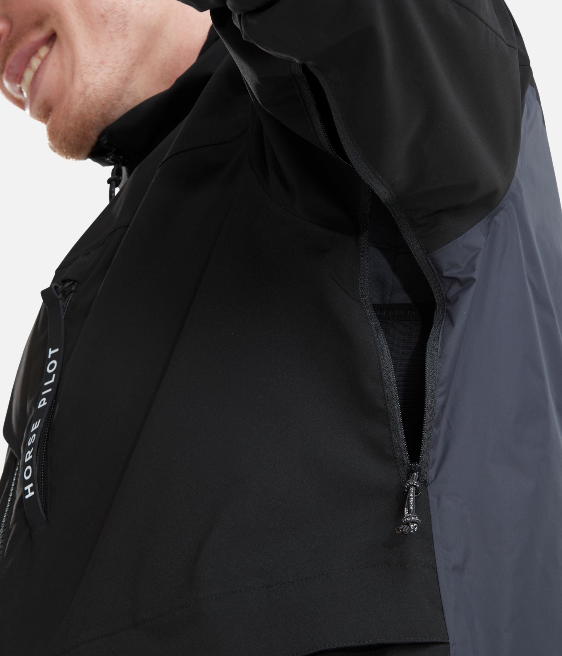 HORSE PILOT Bombers Airbag Compatible Men - Black