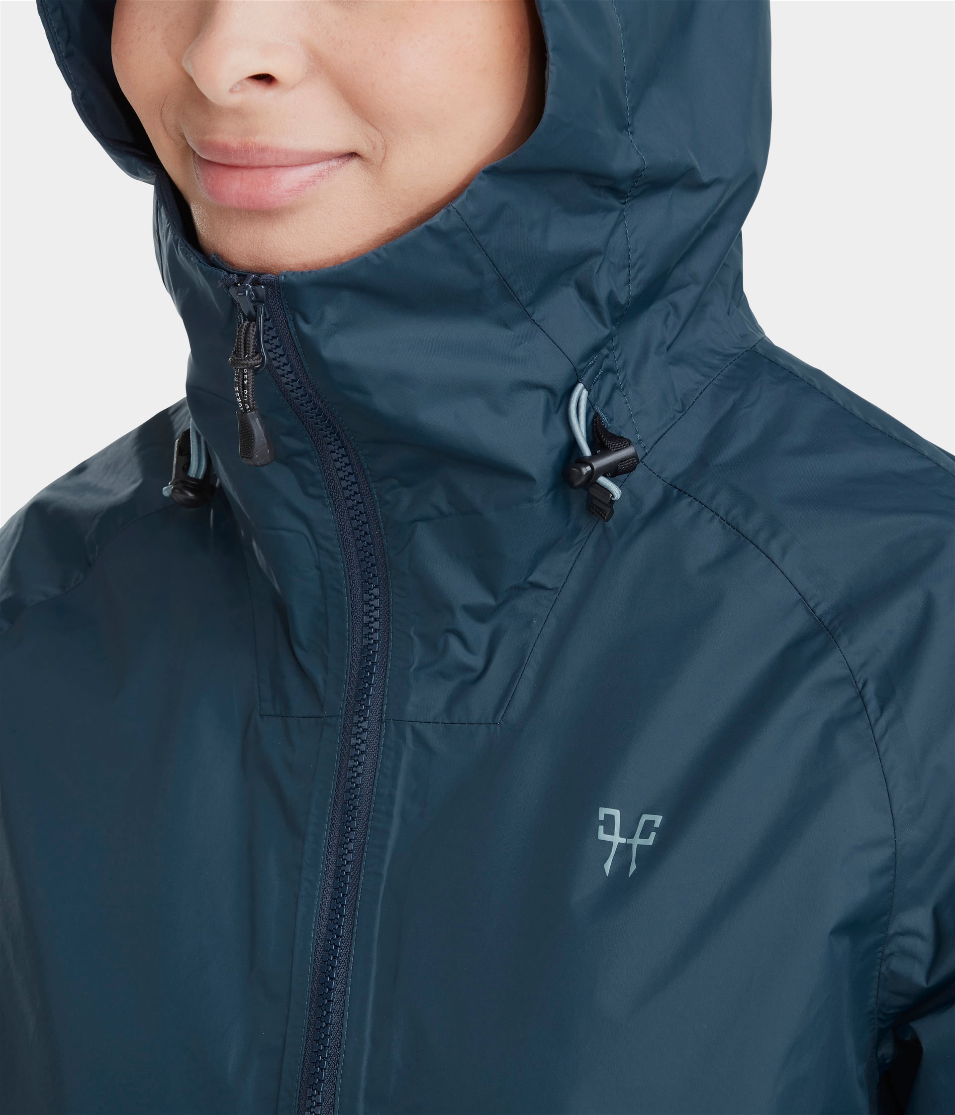 Horse Pilot Long Raintech Jacket Women - Black
