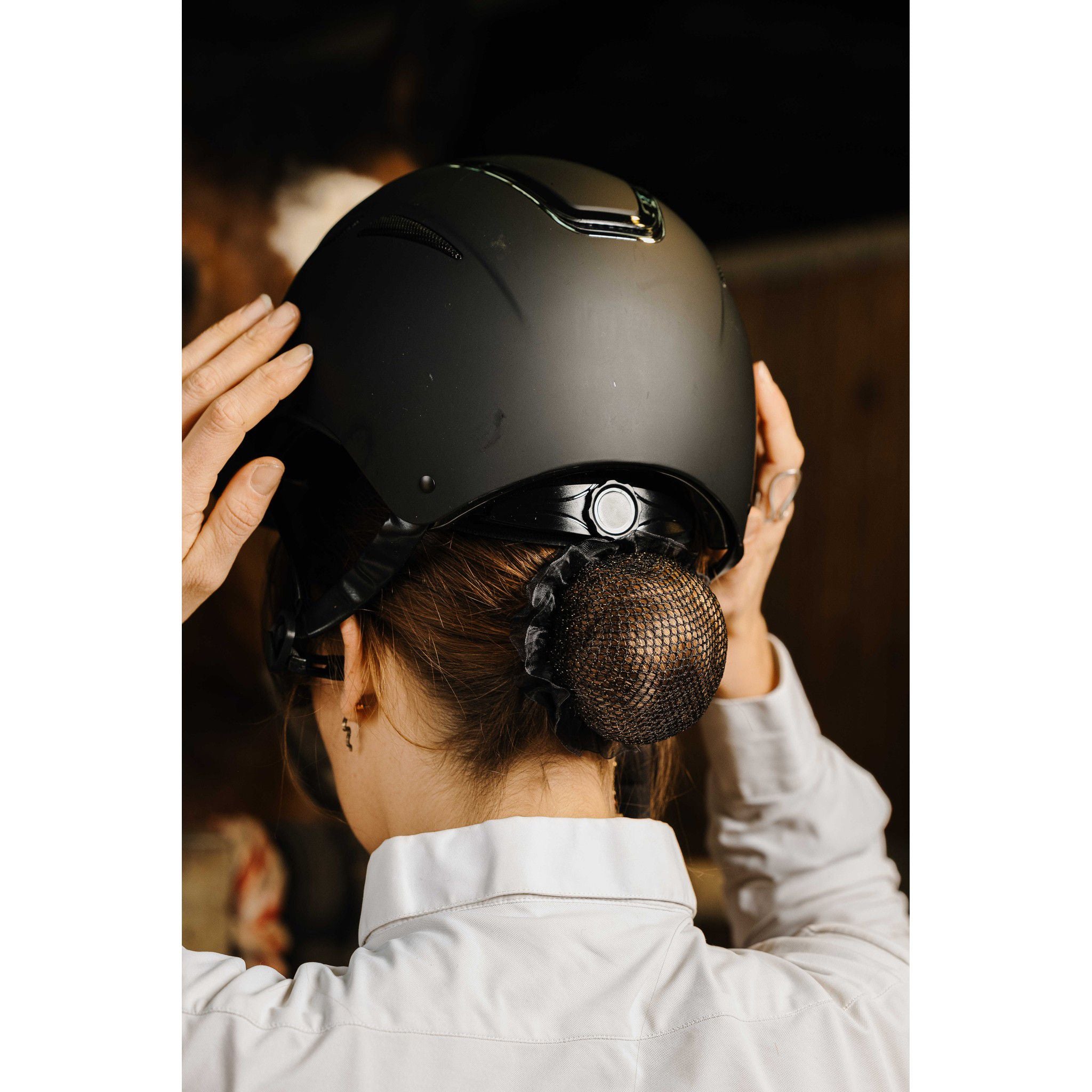 EQUITHÈME Shiny Hair Net Black 930252002