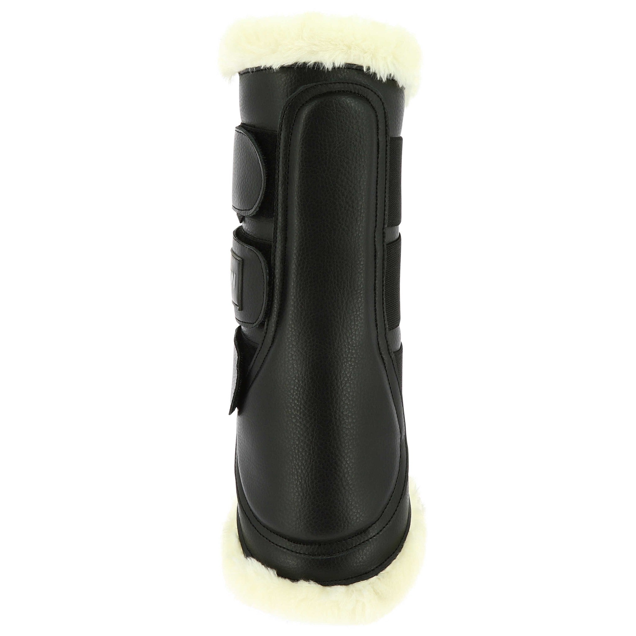 Norton Synthetic Sheepskin closed tendon boots Black 530212201