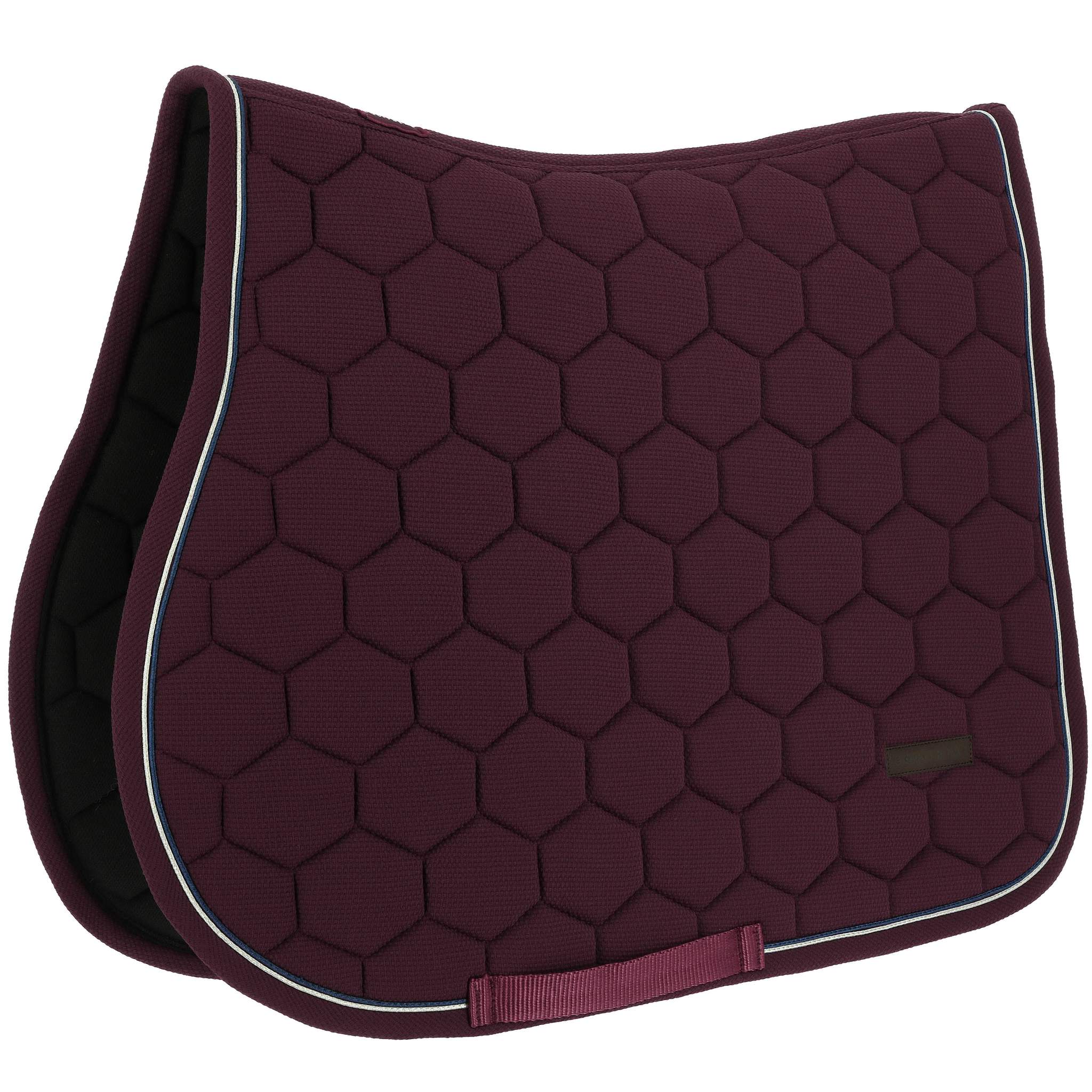 EQUITHÈME All-Purpose Saddle Pad - Honey Burgundy - 204028033_packshot_1
