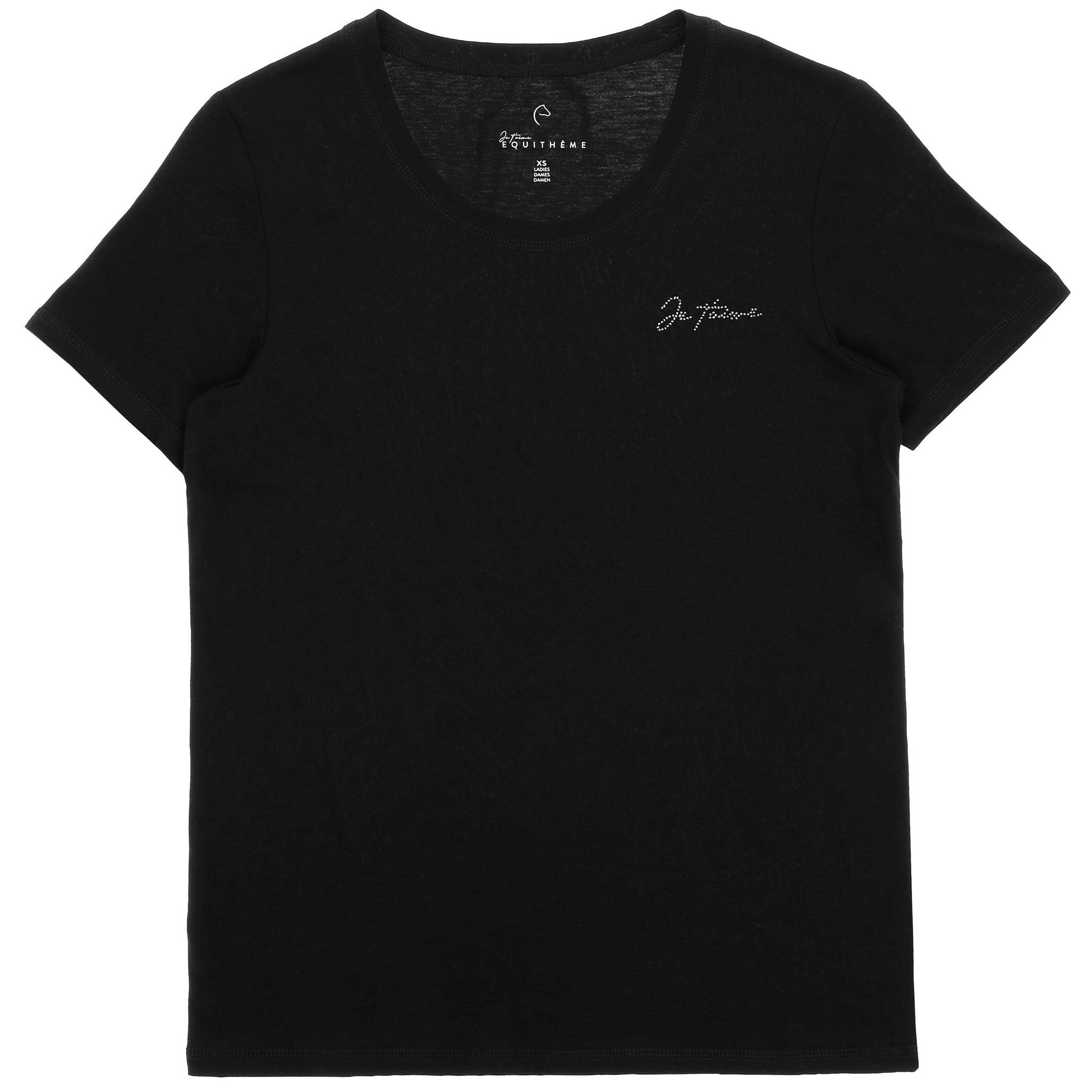 "Je t’aime" EQUITHÈME T-Shirt – Bonnie Black 963098022
