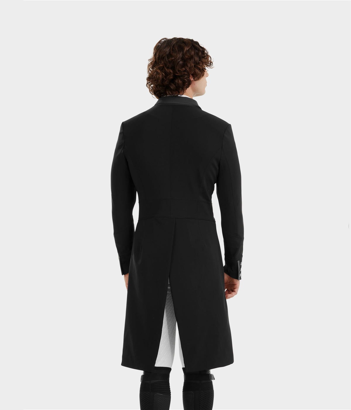 Horse Pilot Long Frac Jacket Men - Black