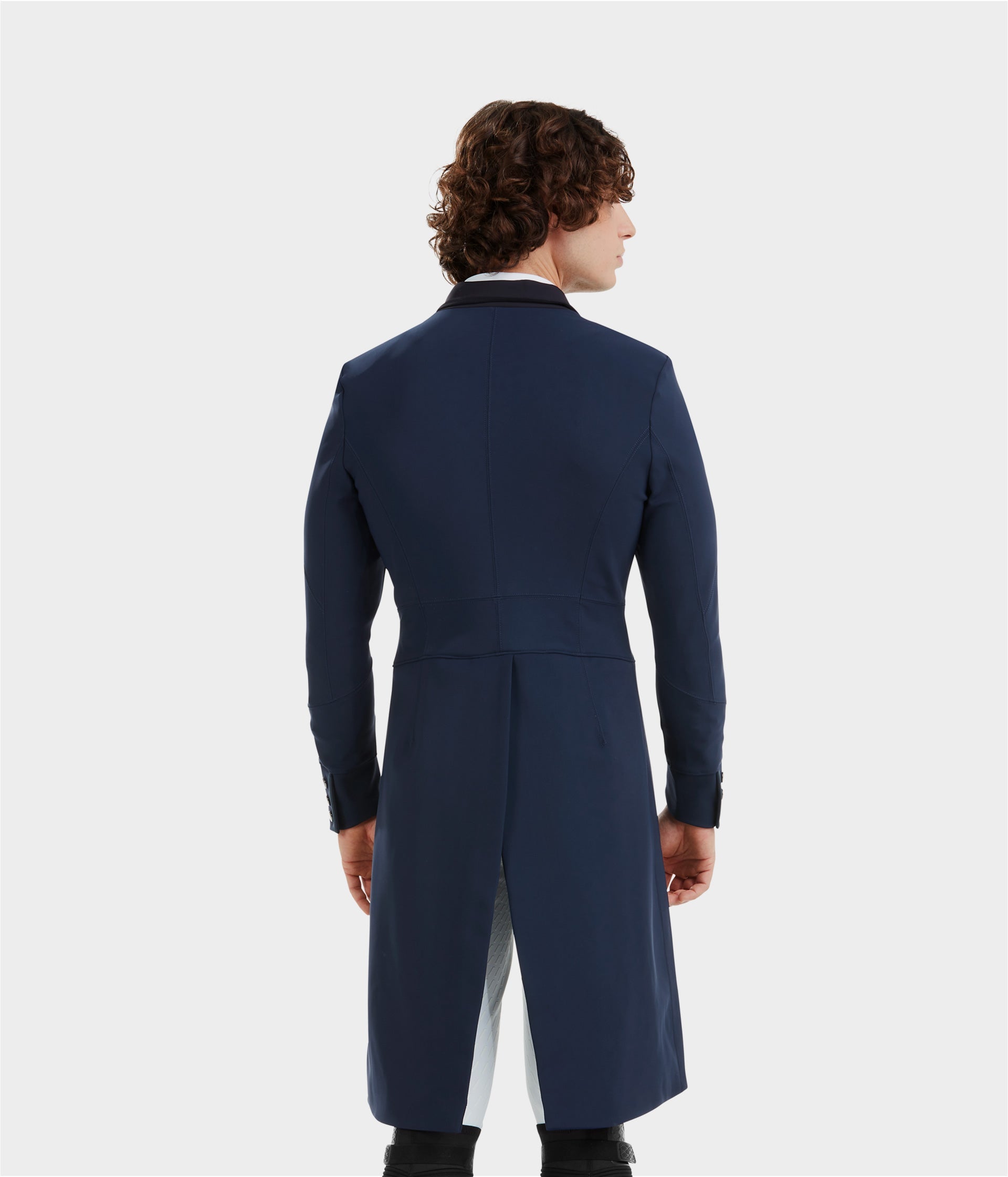 Horse Pilot Long Frac Jacket Men - Navy