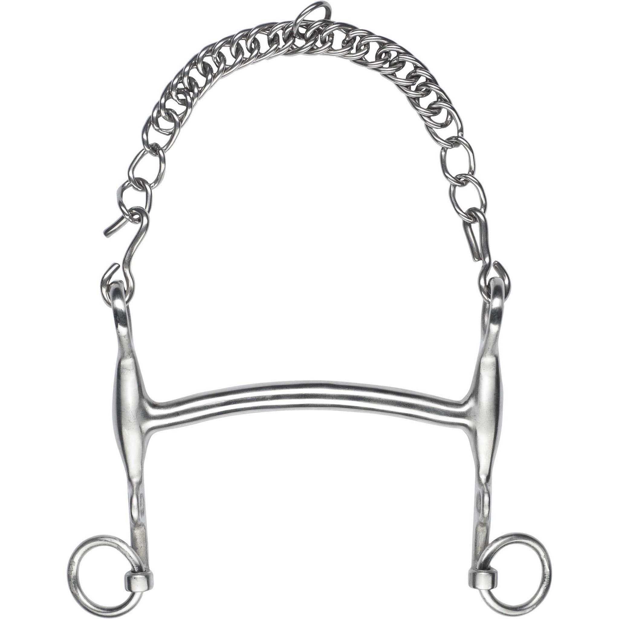 Satin finish stainless steel Weymouth bit 603101125