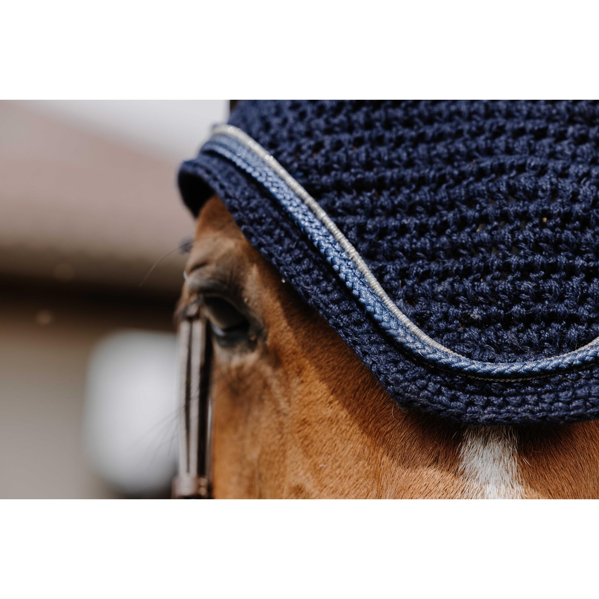 EQUITHÈME Hexalight fly veil Navy blue 306882007