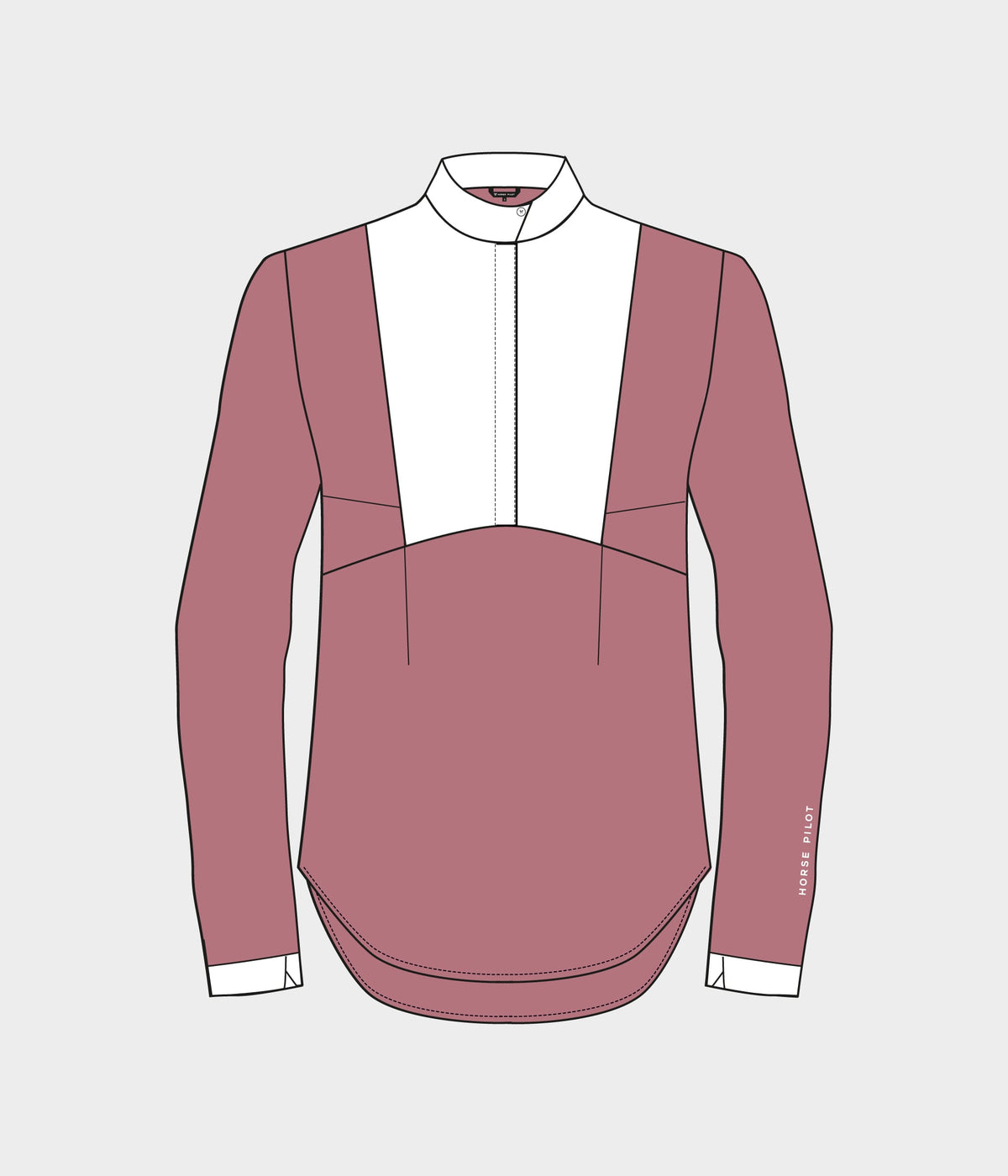 Horse Pilot Monica Shirt LS Women - Mesa Pink