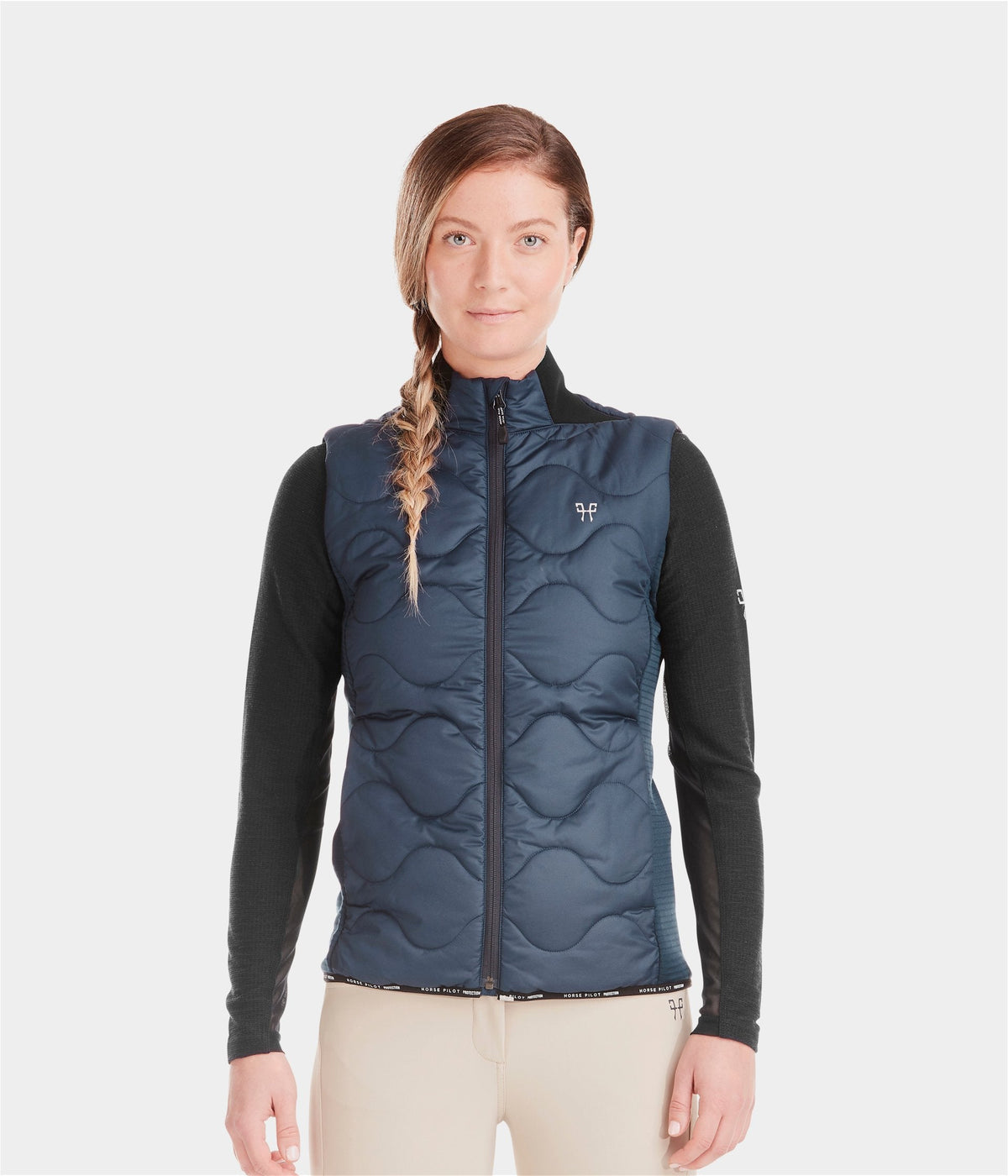 Horse Pilot Rider Vest Women - Navy
