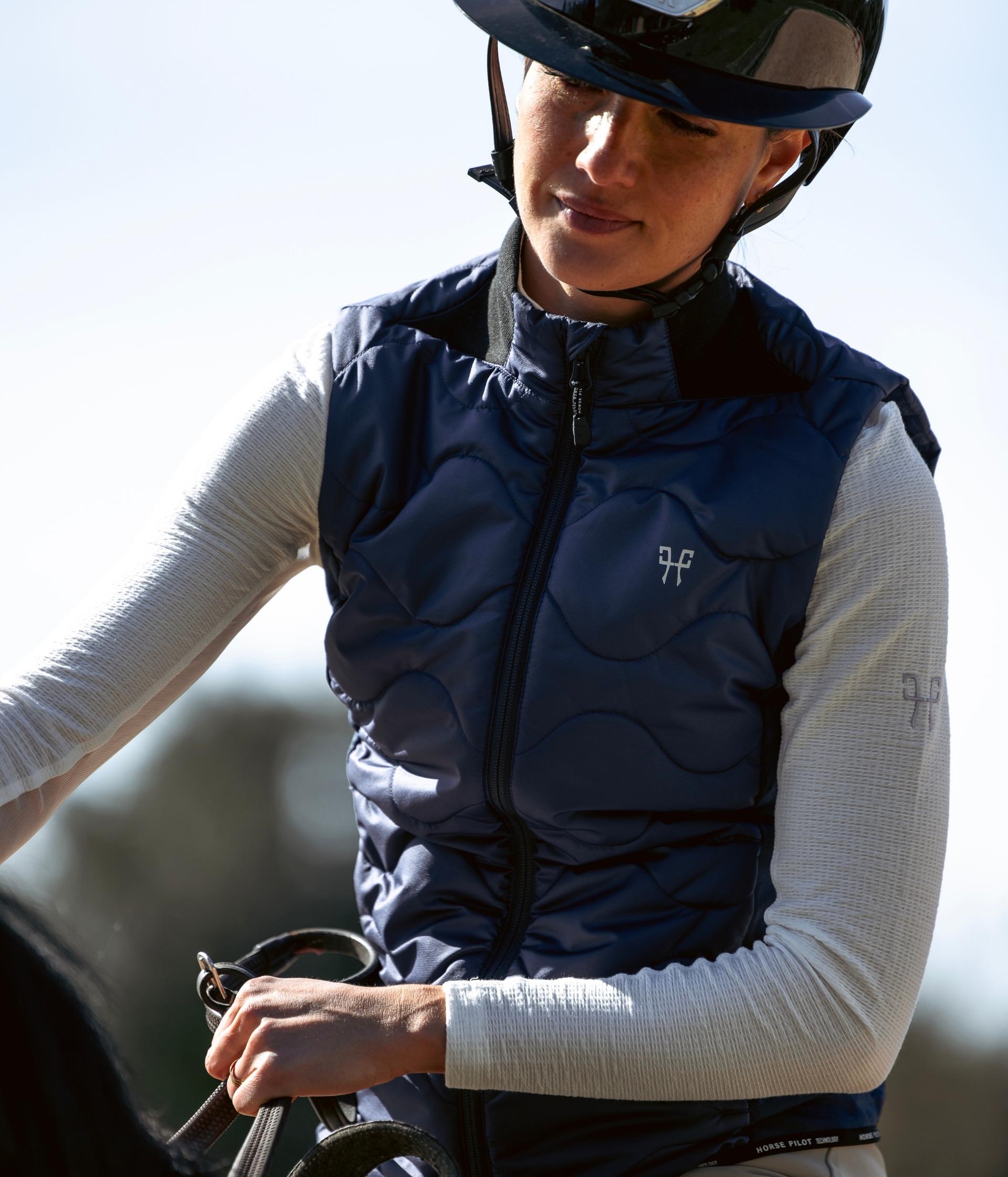 Horse Pilot Rider Vest Women - Navy