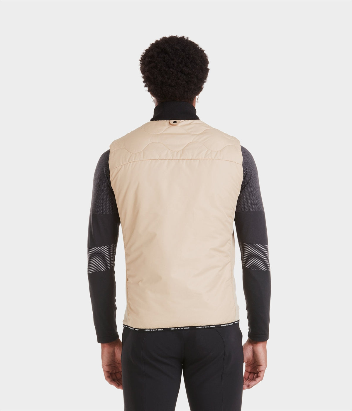 Horse Pilot Rider Vest Men - Latte