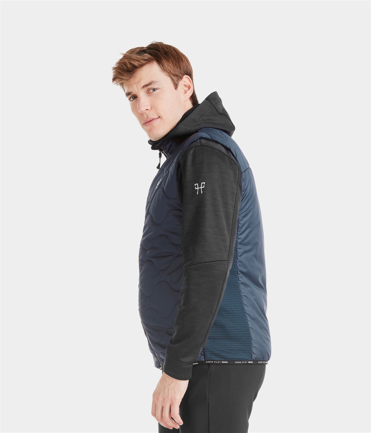 Horse Pilot Rider Vest Men - Navy