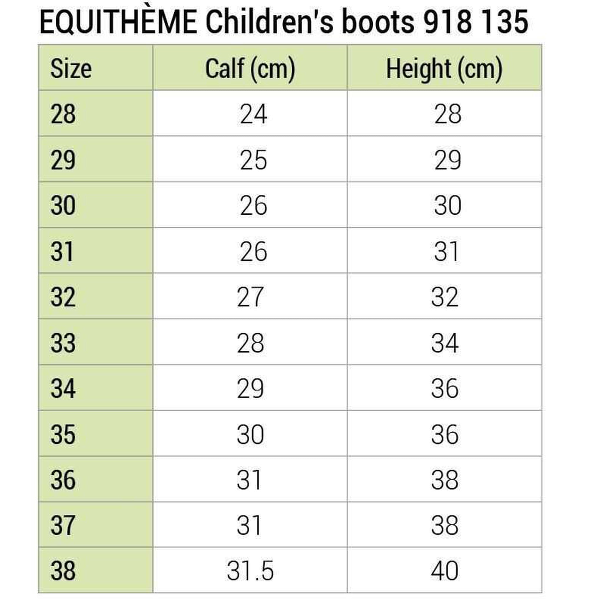 EQUITHÈME Long Boots - Children Black 918135233