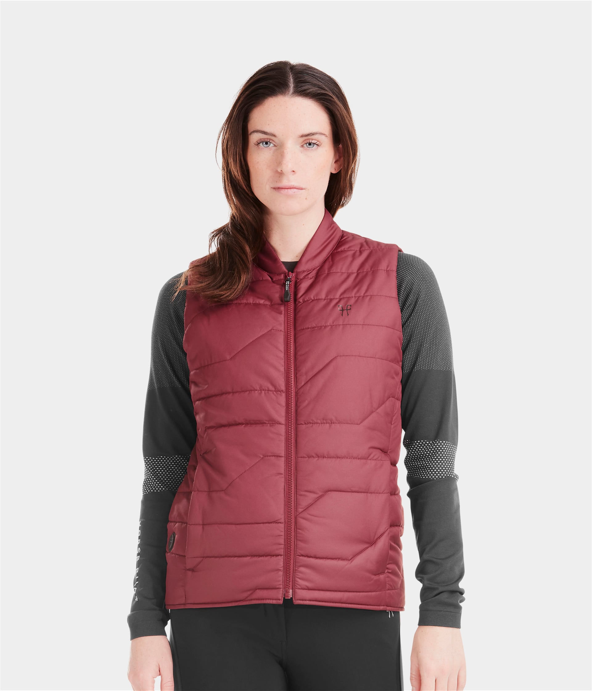 Horse Pilot E-Kelvin Vest Women - Dark Red