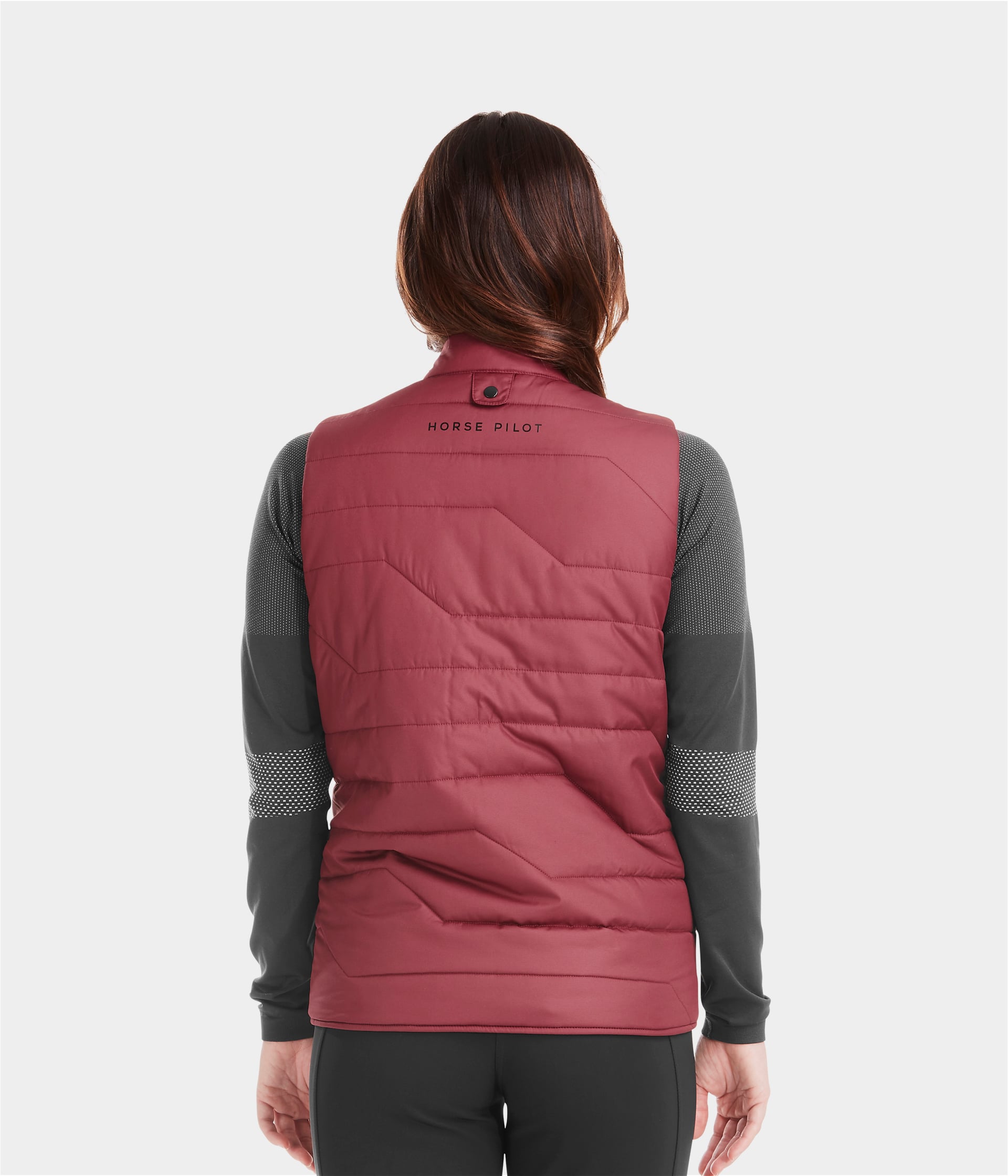 Horse Pilot E-Kelvin Vest Women - Dark Red