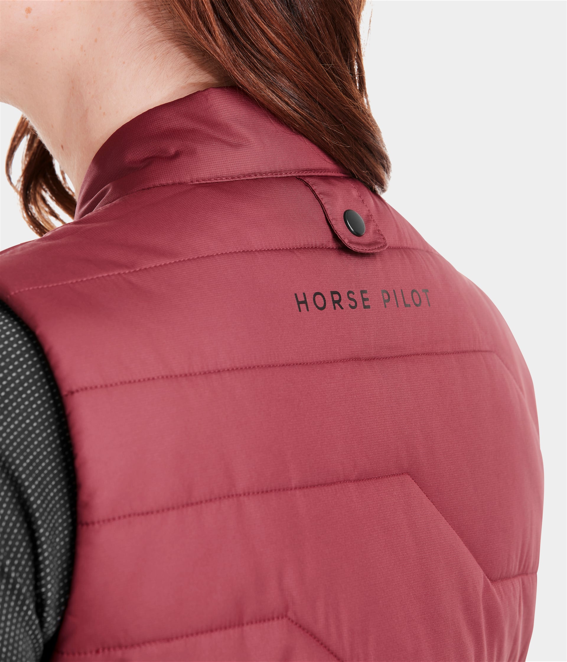Horse Pilot E-Kelvin Vest Women - Dark Red
