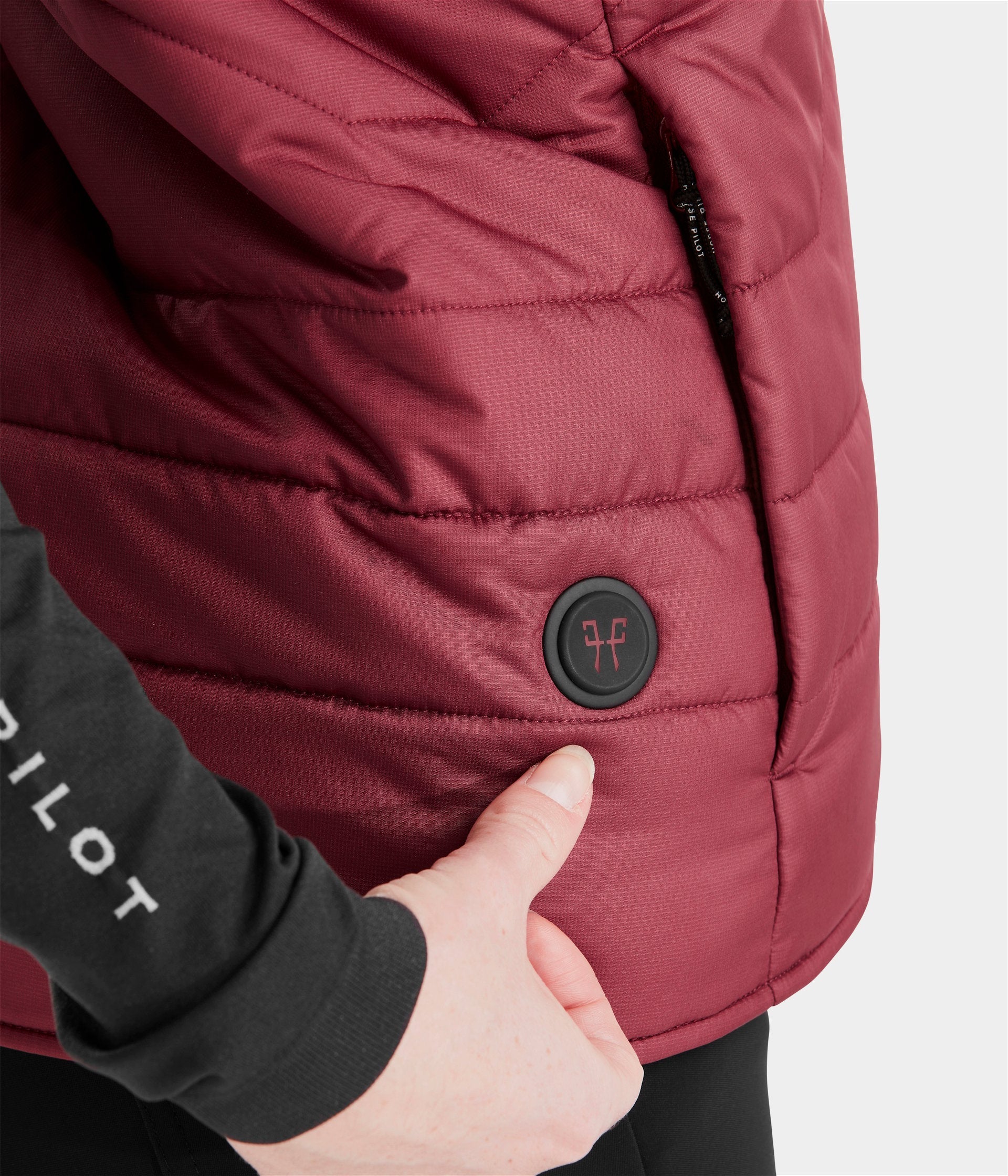 Horse Pilot E-Kelvin Vest Women - Dark Red