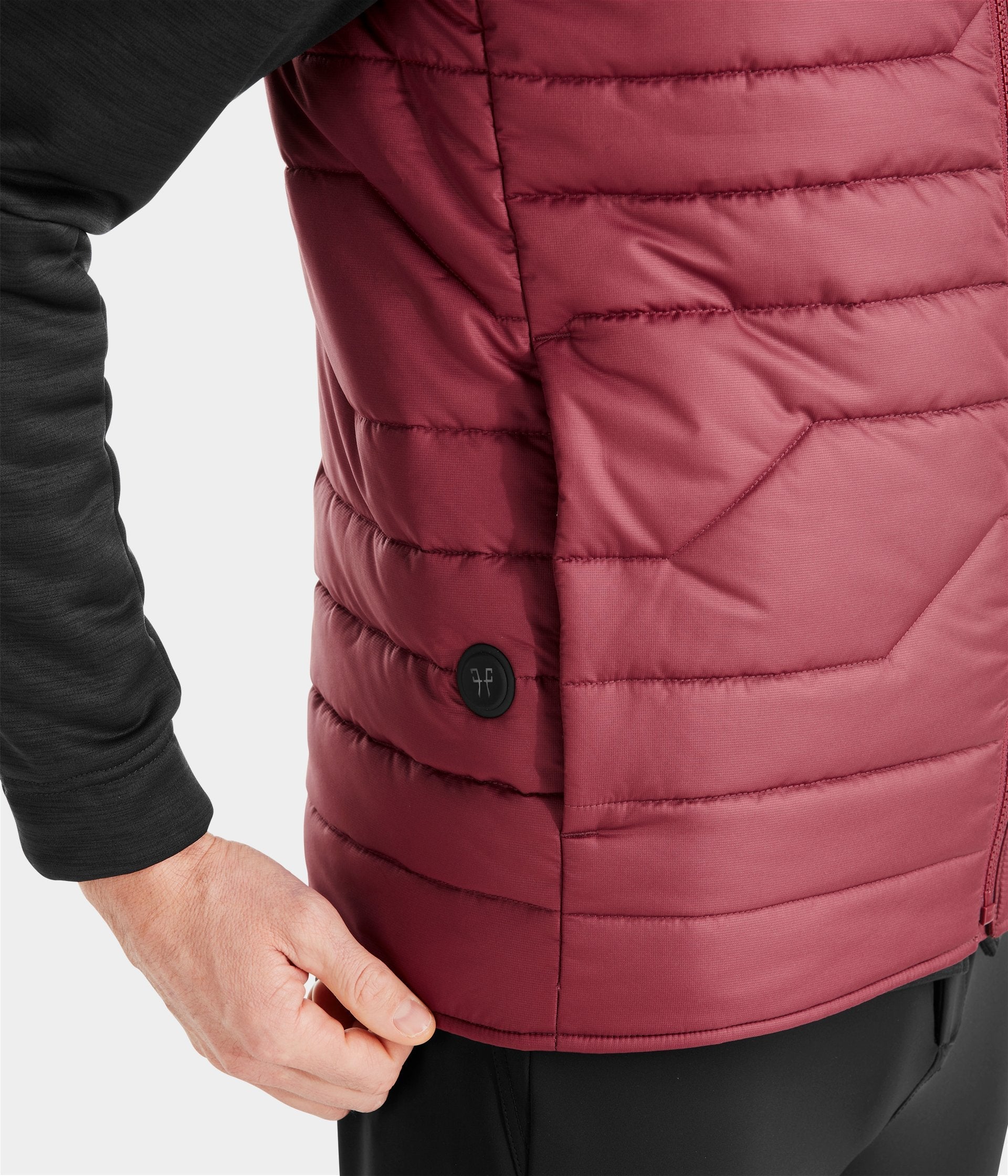 Horse Pilot E-Kelvin Vest Men - Dark Red