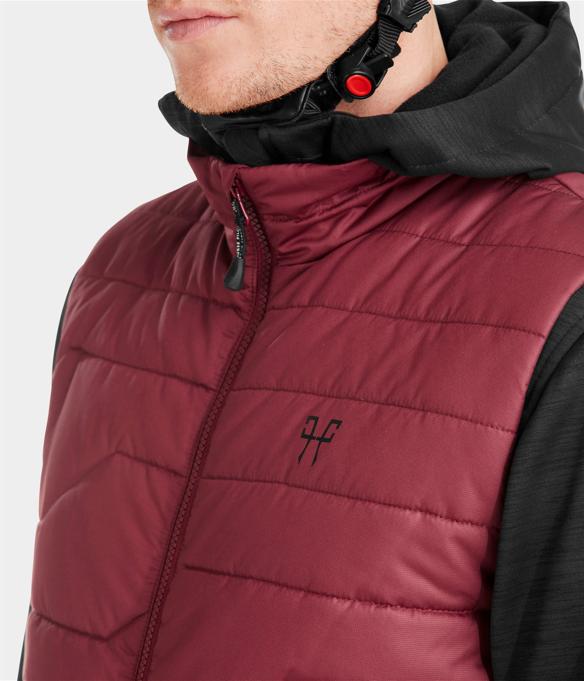 Horse Pilot E-Kelvin Vest Men - Dark Red