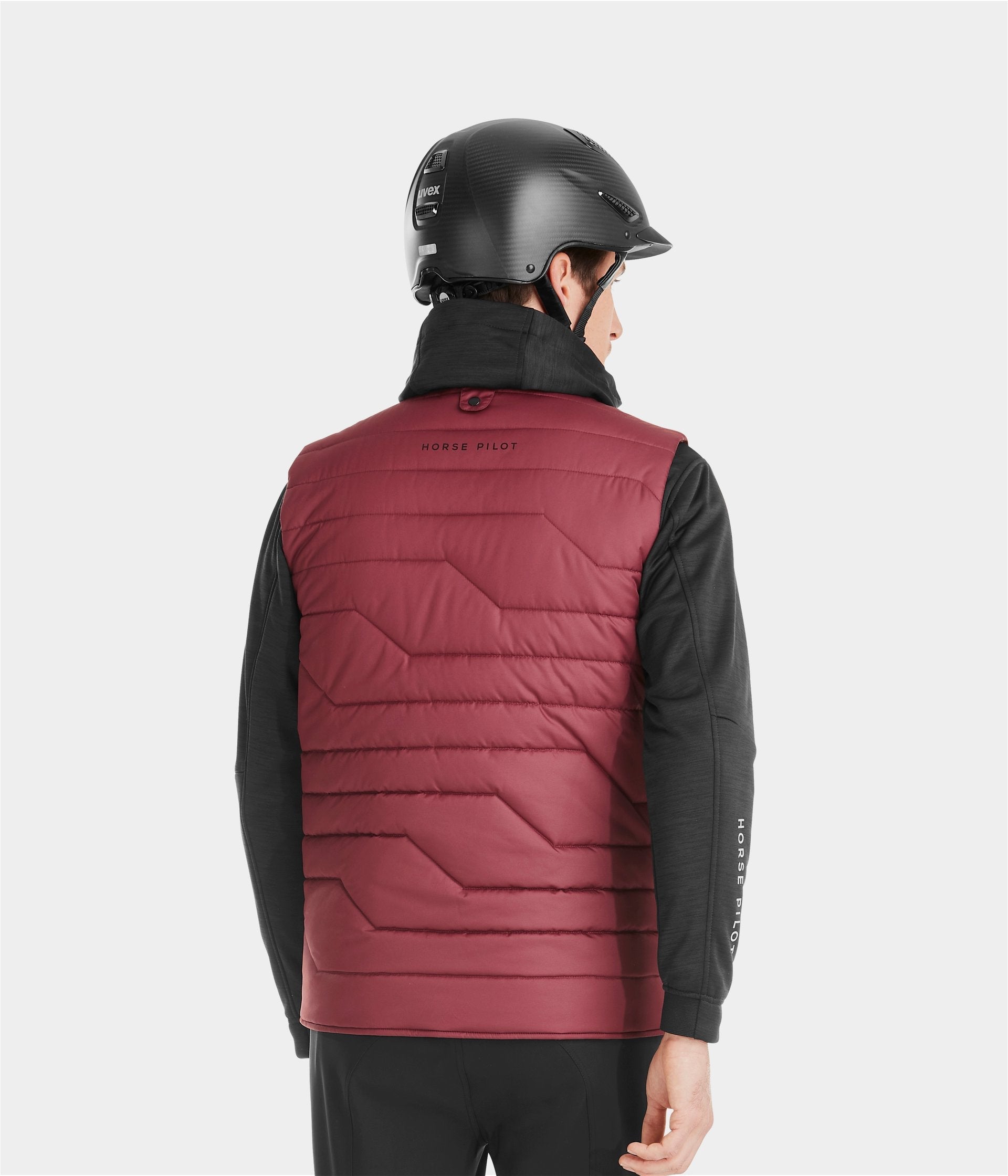 Horse Pilot E-Kelvin Vest Men - Dark Red