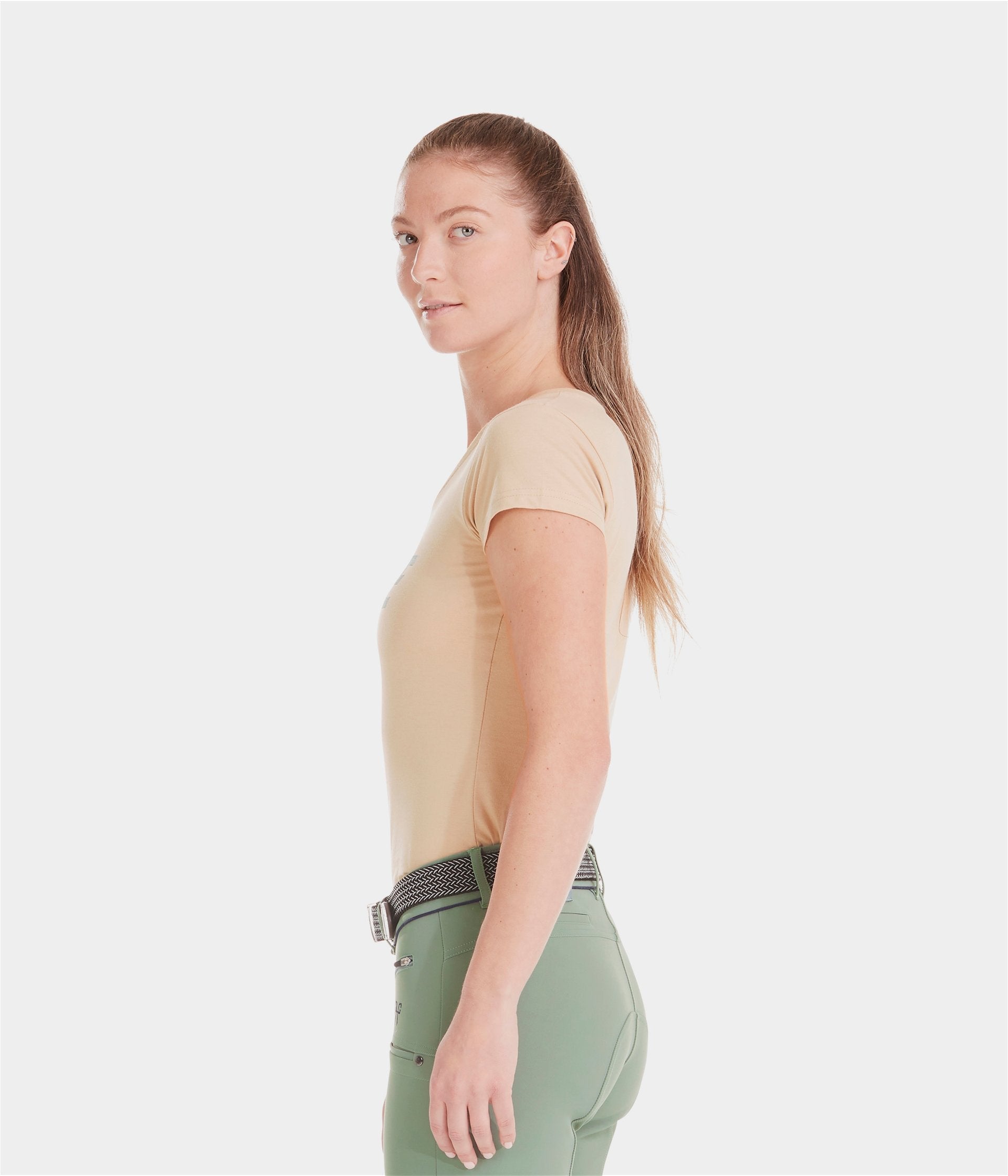 Horse Pilot Team Shirt Women - Sand