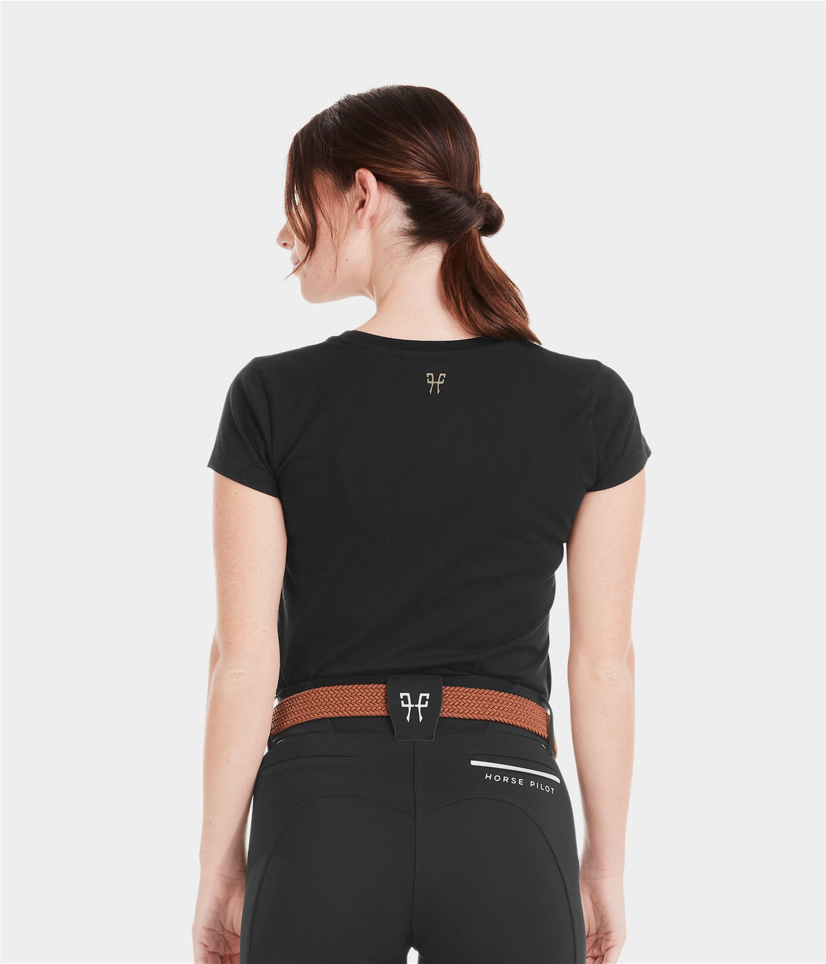 Horse Pilot Team Shirt Women - Black