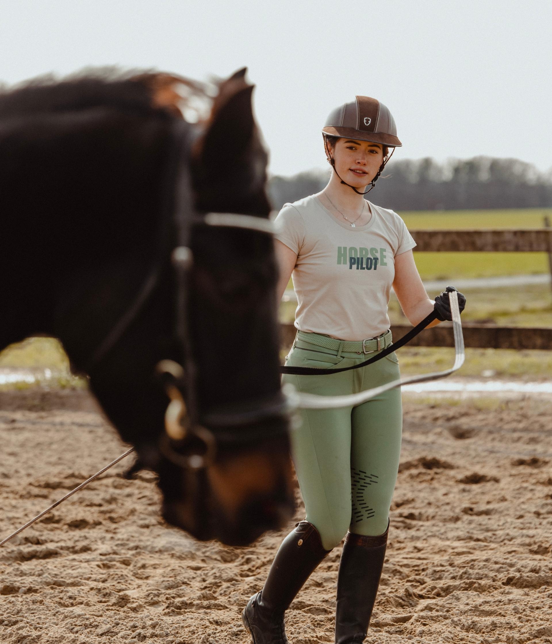 Horse Pilot Team Shirt Women - Sand