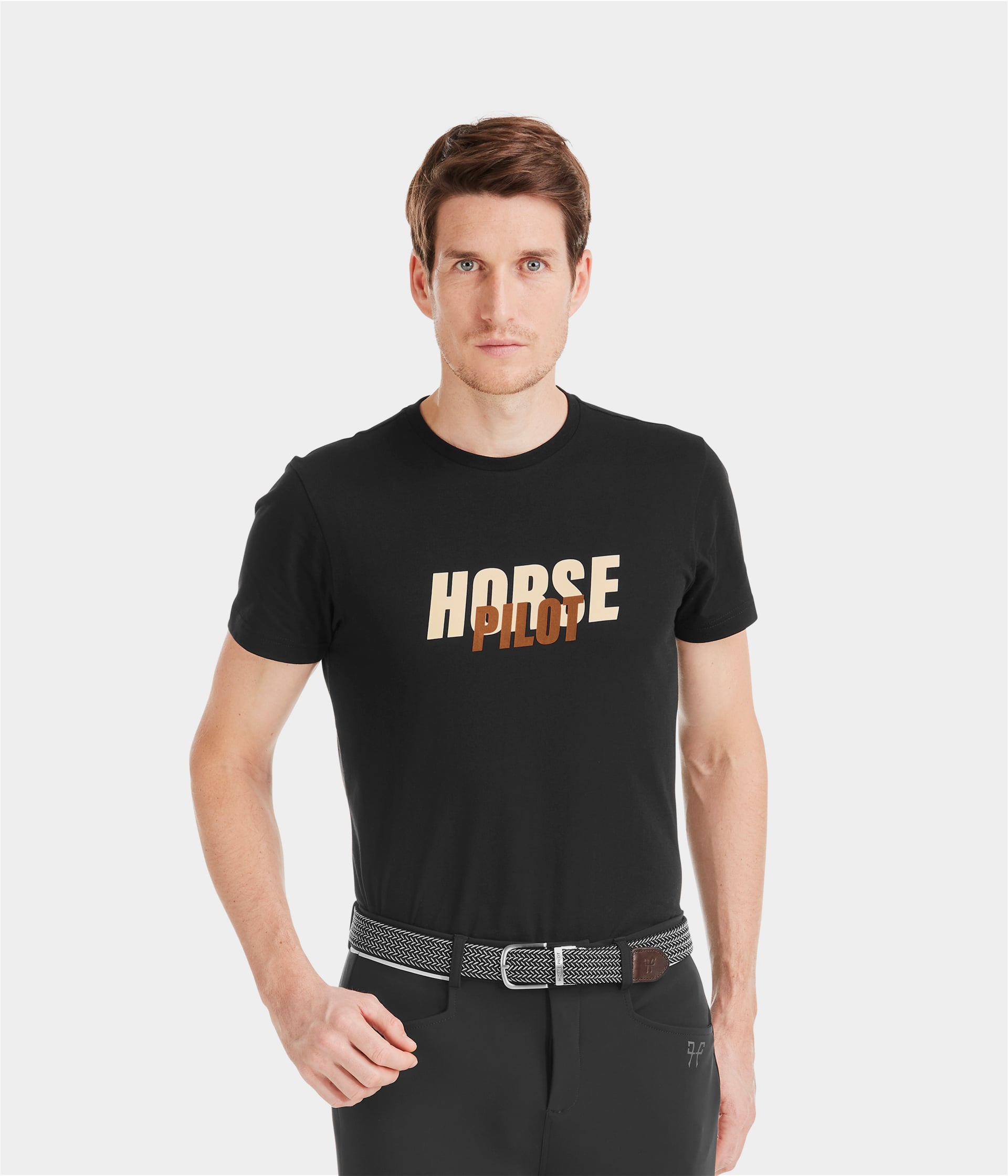 HORSE PILOT Team Shirt Men - Light Grey