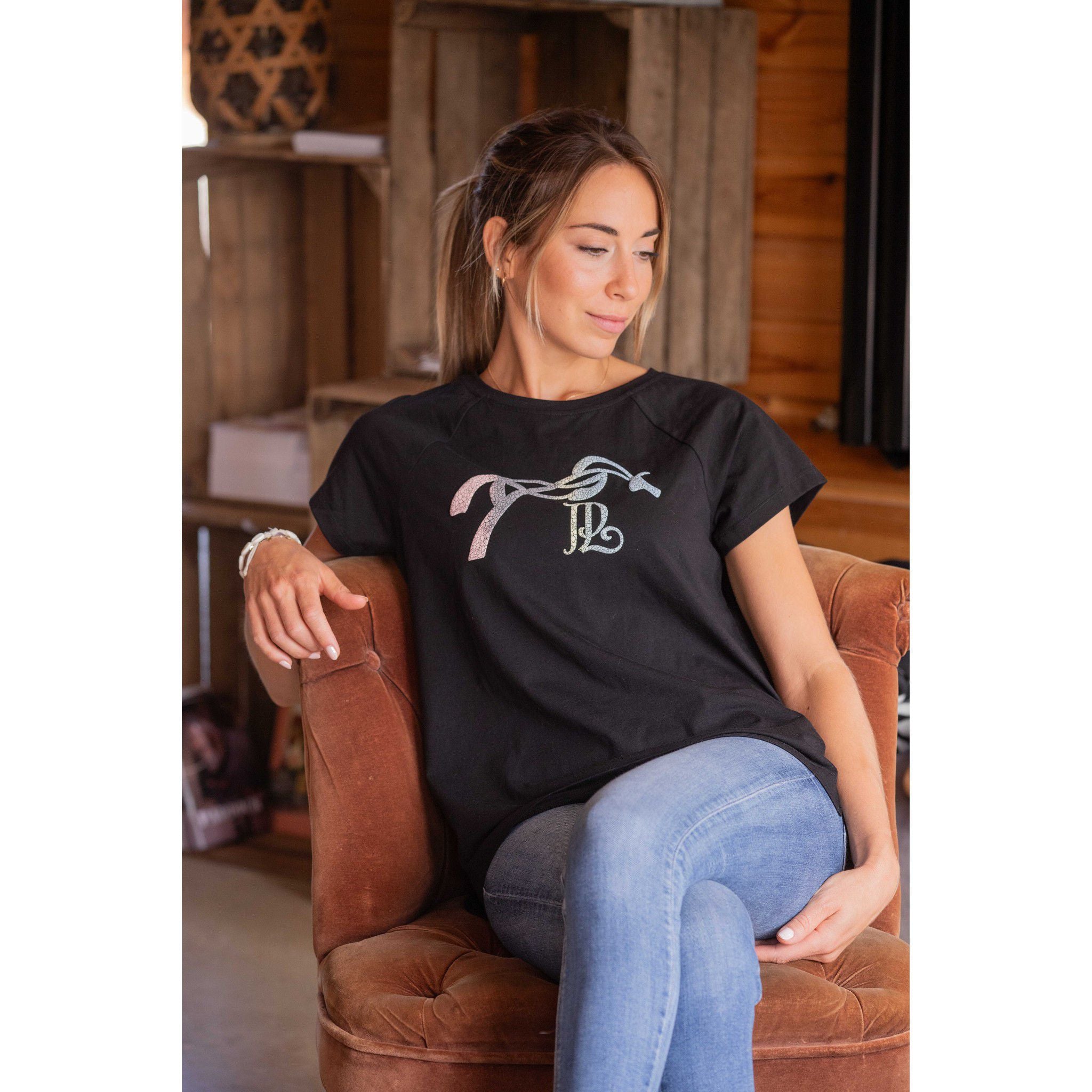 Pénélope Funky T-shirt - Ladies Black 963422021