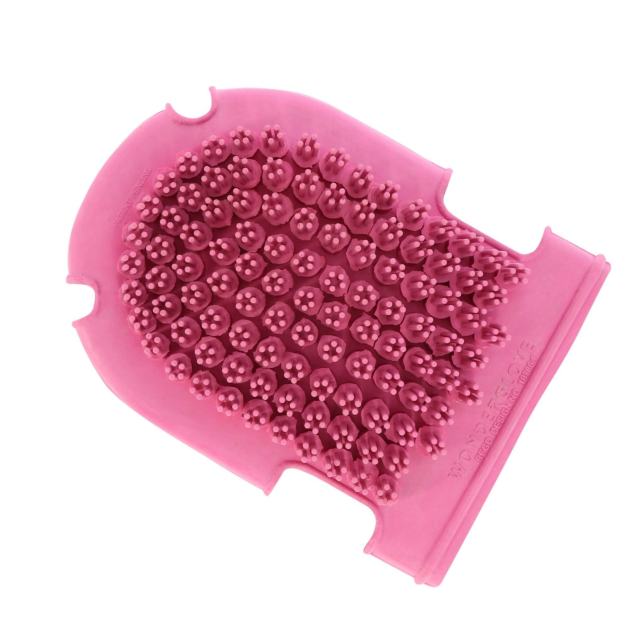 Hippo-Tonic Currying Glove + Brush Pink 700137013