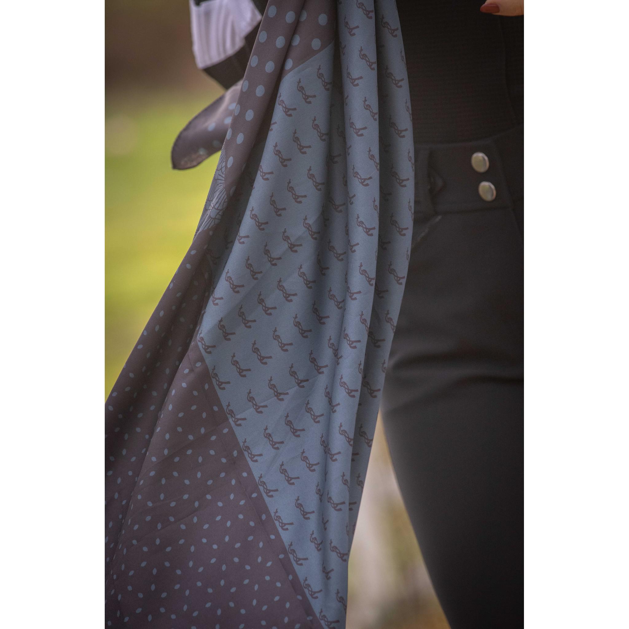 Pénélope Mya Scarf Peacock blue/black 985854002