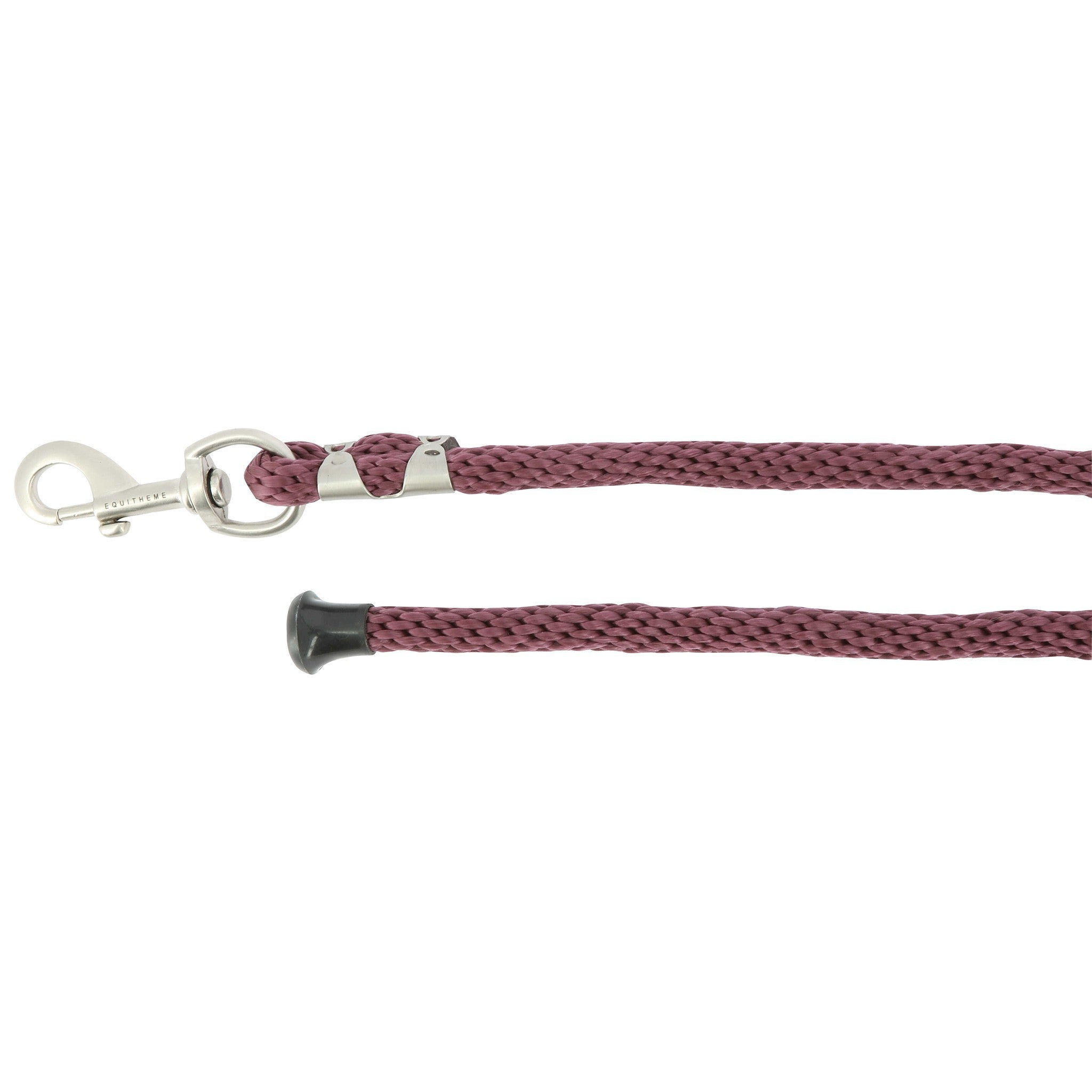 EQUITHÈME Soft Satiné Lead rope Burgundy 520086033