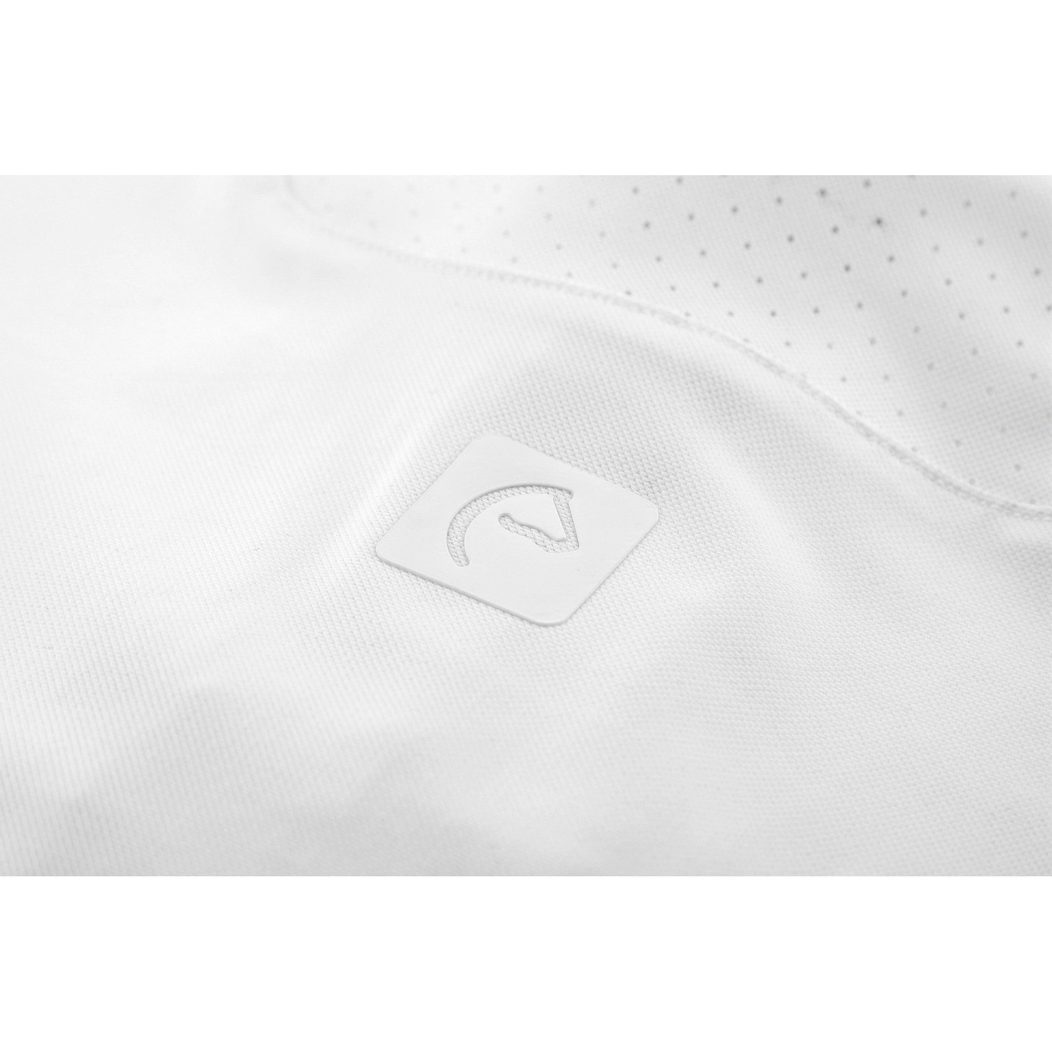 EQUITHÈME Long-Sleeved Competition Polo - Adrien White 962115013
