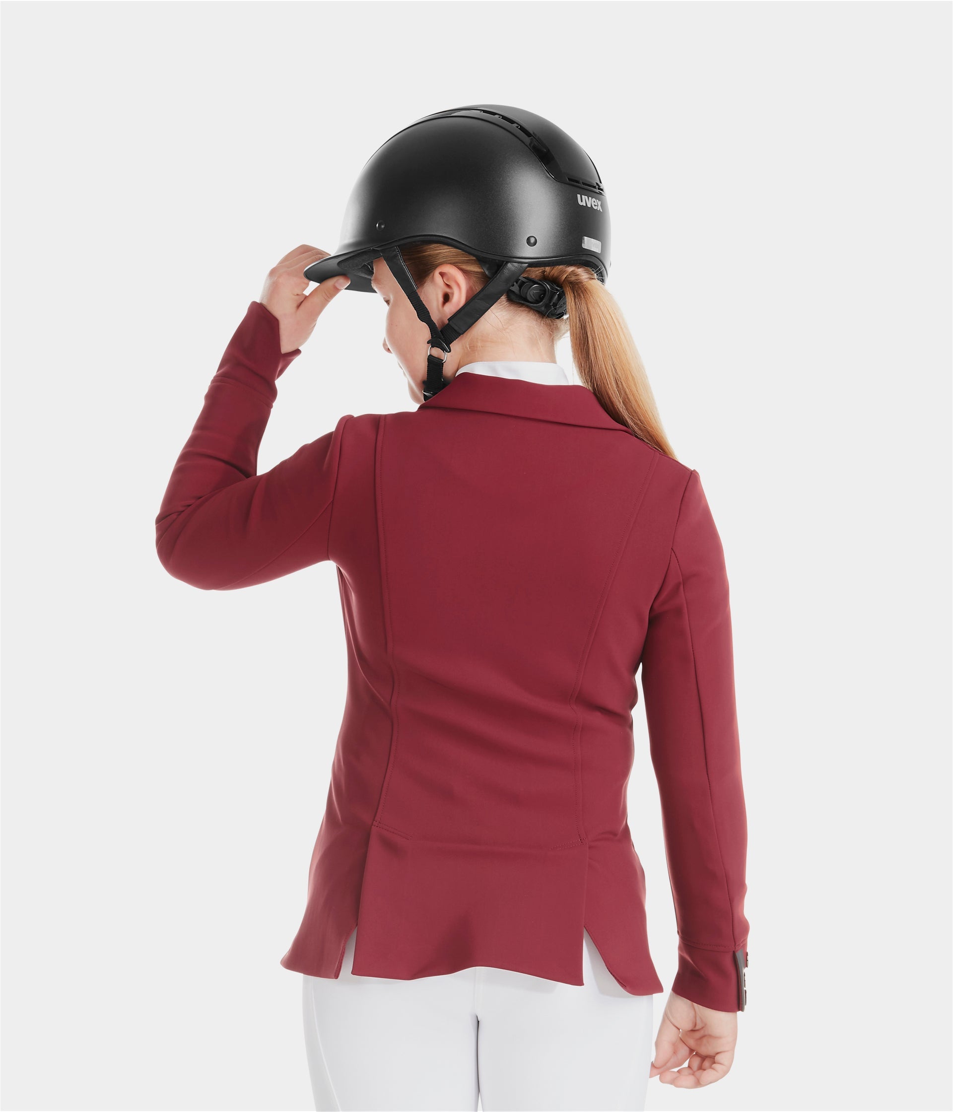 Horse Pilot Aerotech Jacket Girl - Dark Red