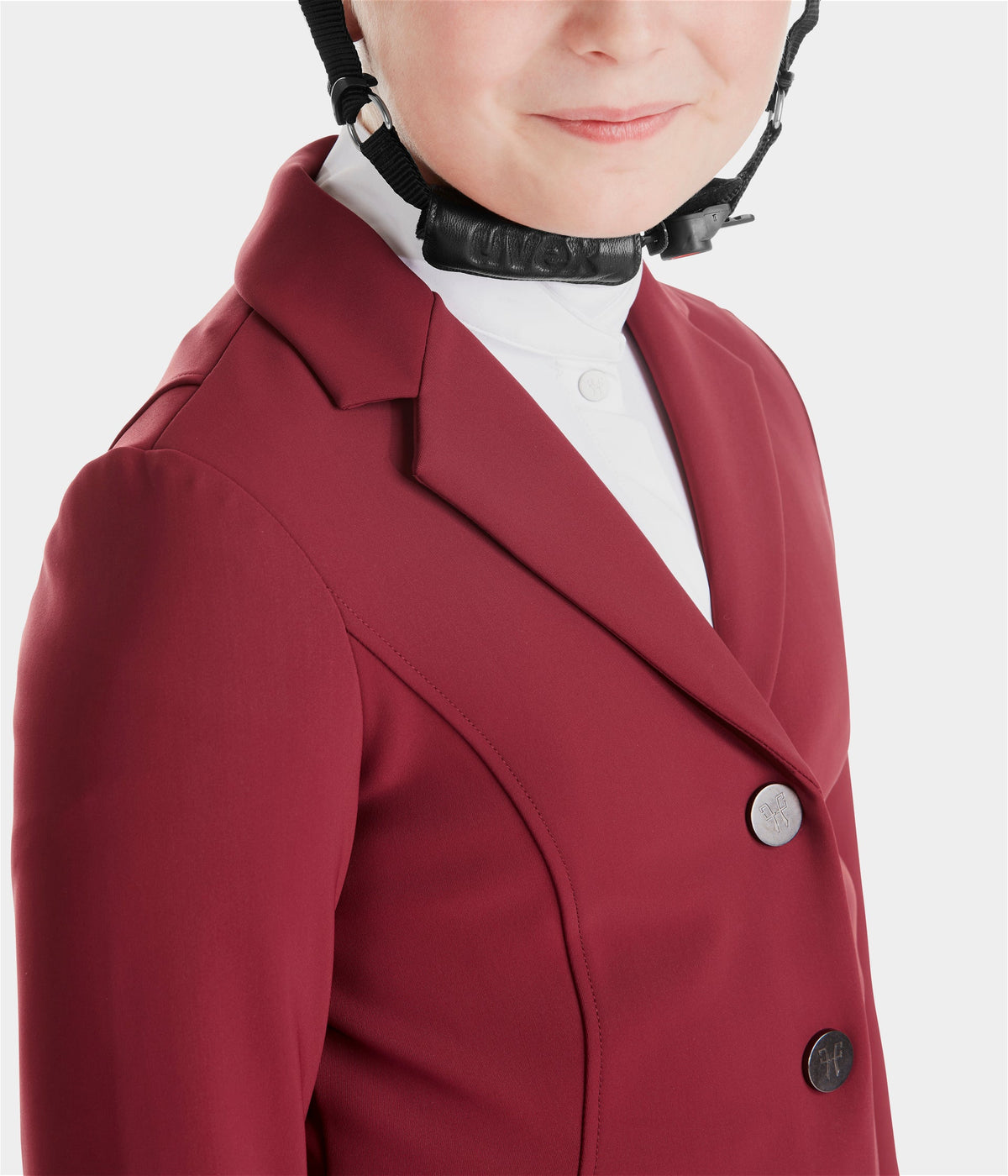 Horse Pilot Aerotech Jacket Girl - Dark Red