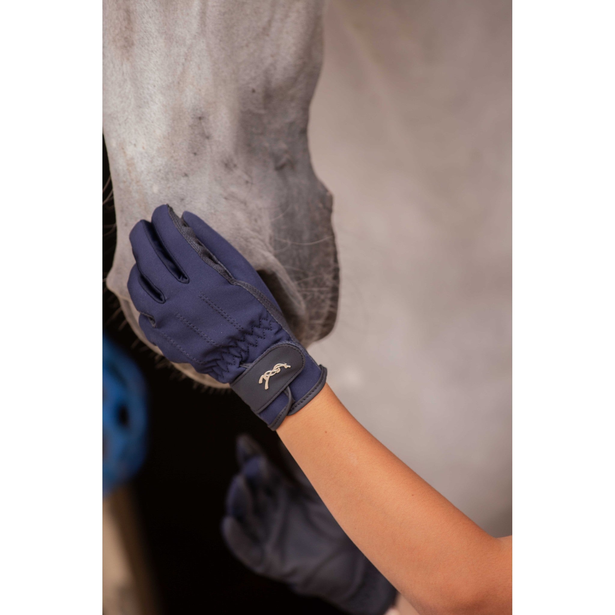 Eden by Pénélope Winter gloves - Children Navy blue 980650755