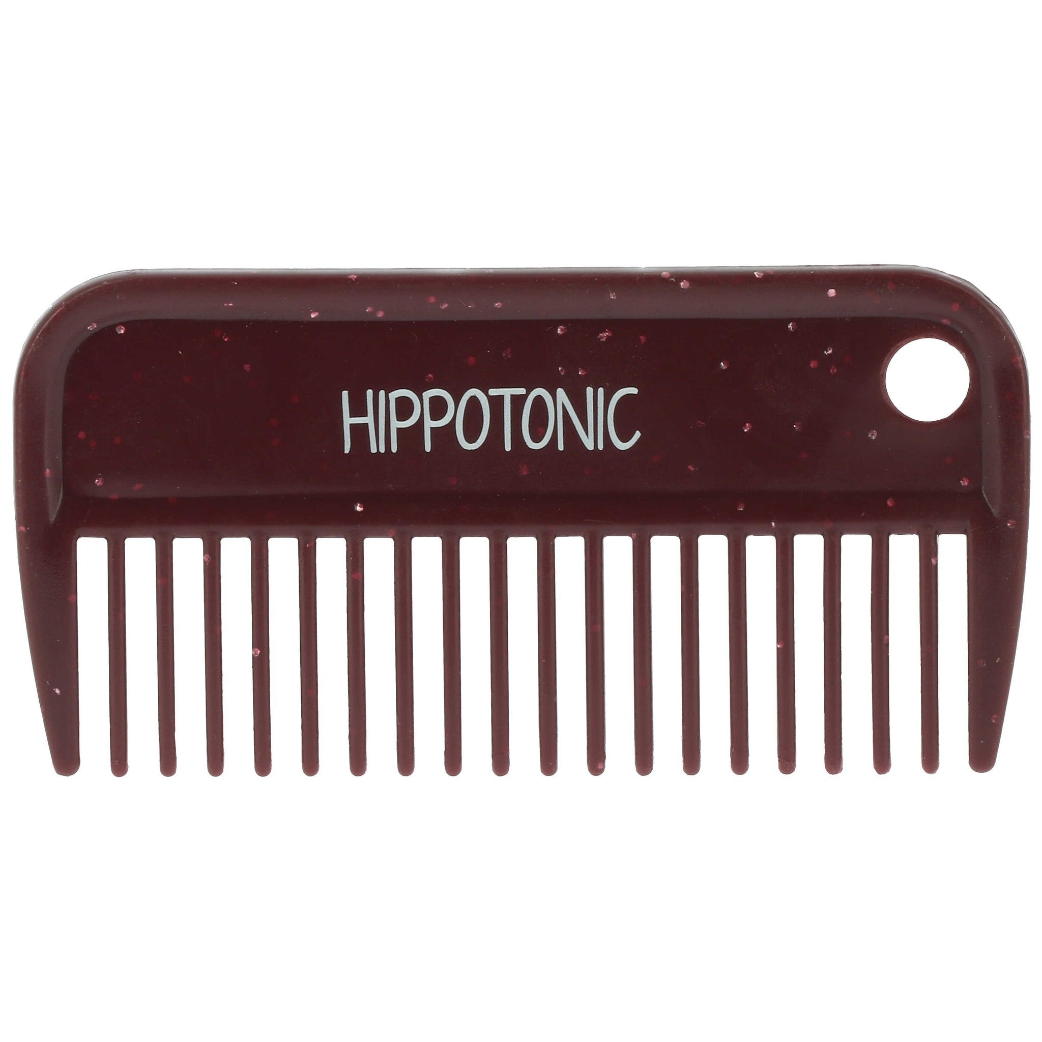Hippo-Tonic Glitter Mane Comb Burgundy 700126133