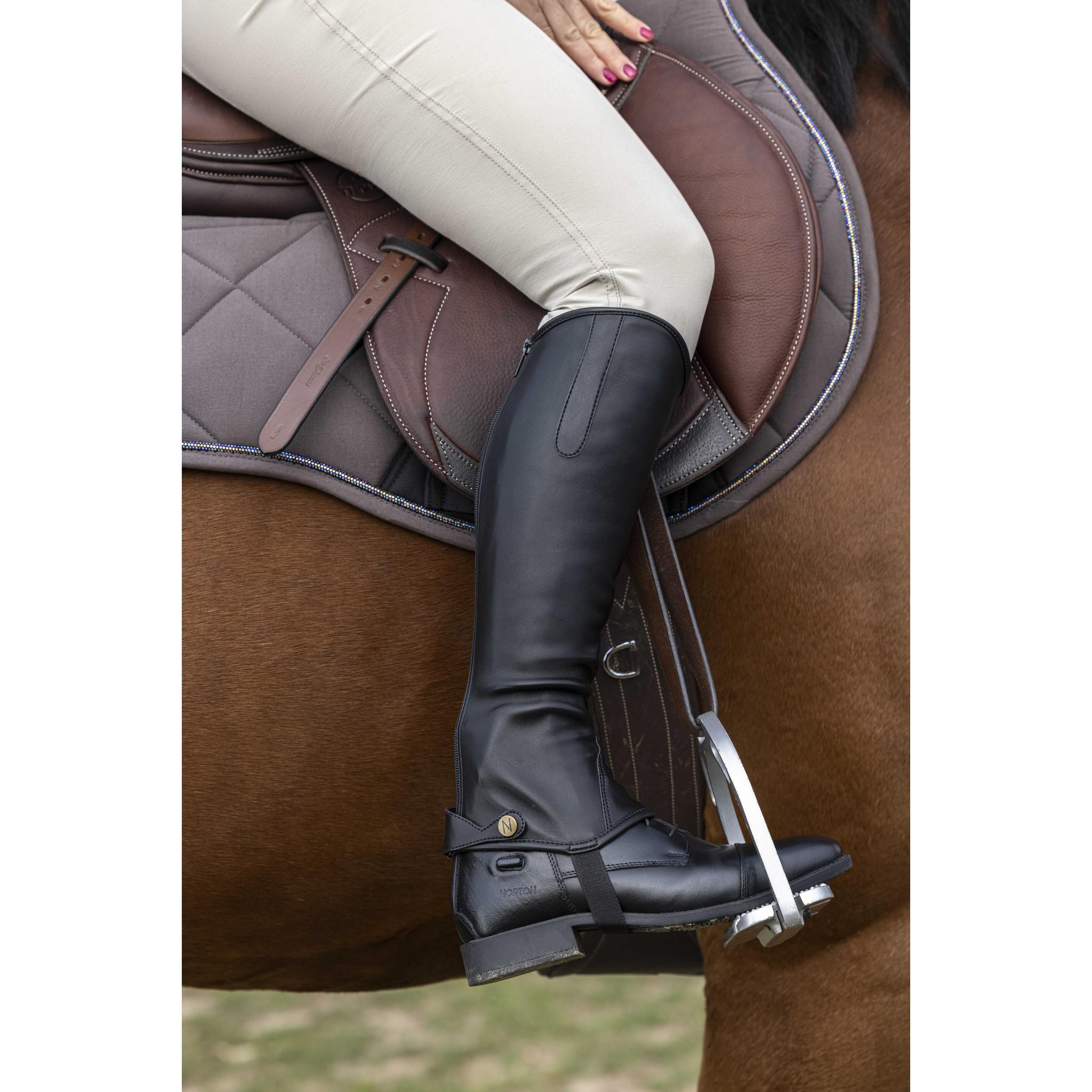 NORTON Stretch half-chaps - Adult Black 913037202
