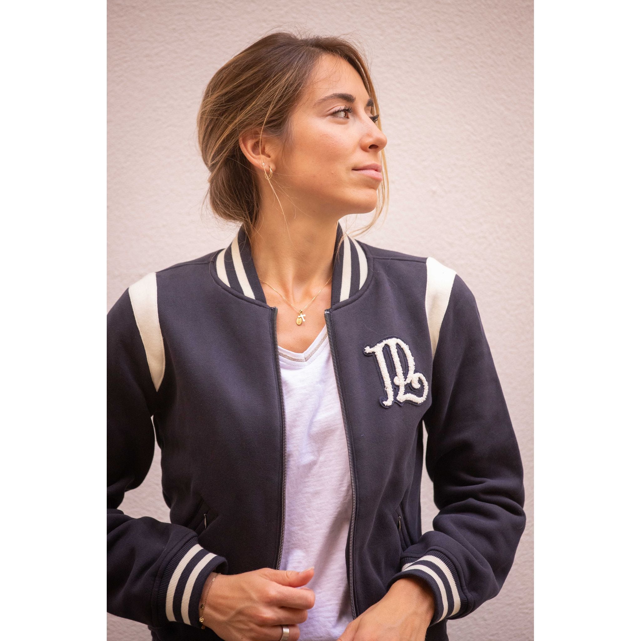Penelope University Sweatshirt - Women's Navy/white - 963335751_ambi_10