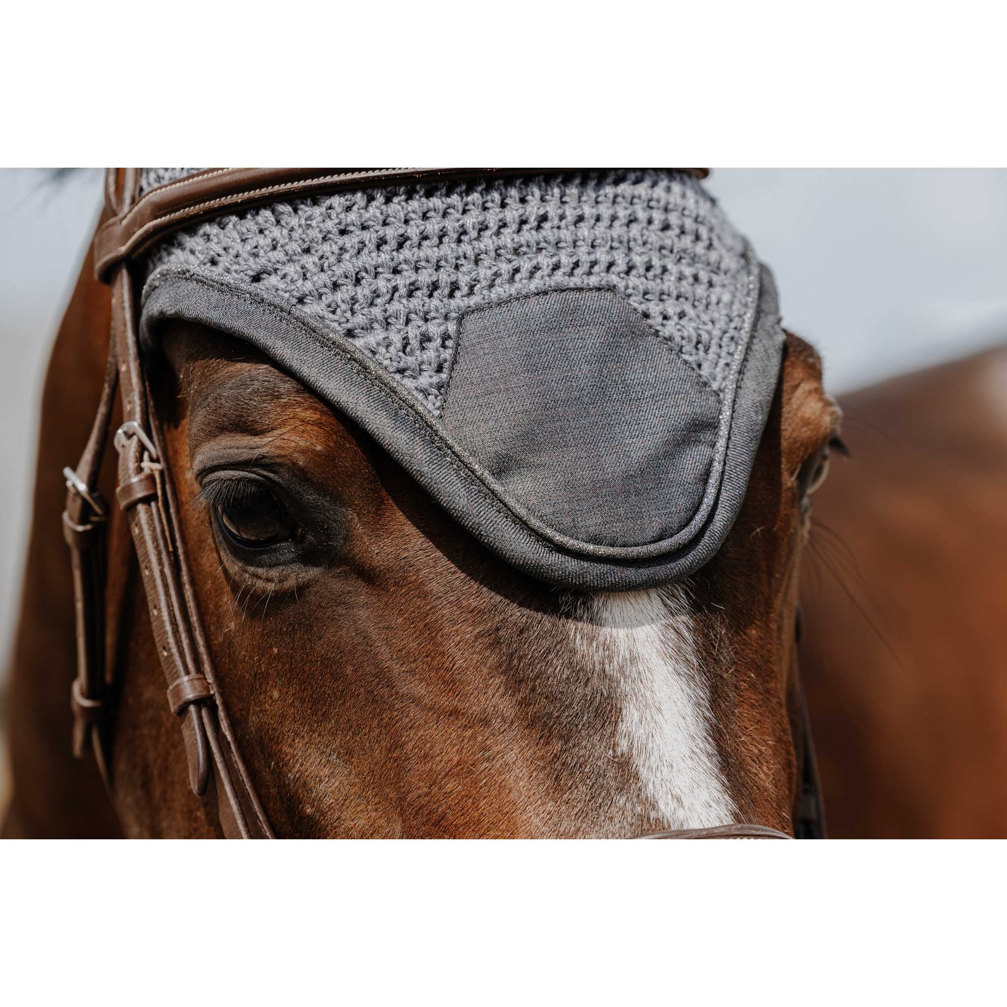 EQUITHÈME Chic fly veil Grey 306880011