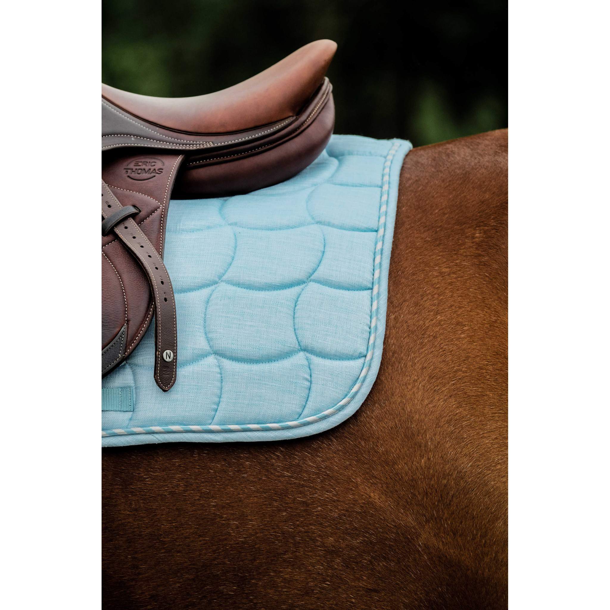 Riding World Sunshine saddle pad - All purpose Blue/light blue 204062012