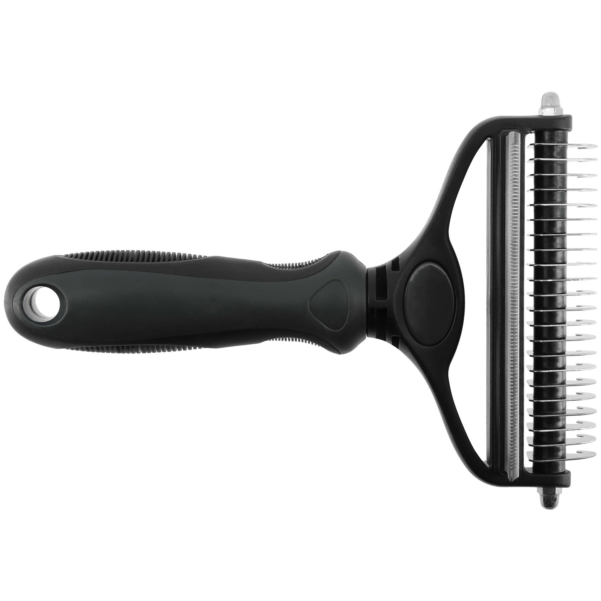 Hippo-Tonic 2 in 1 Brush and Shedding comb Black 700096102