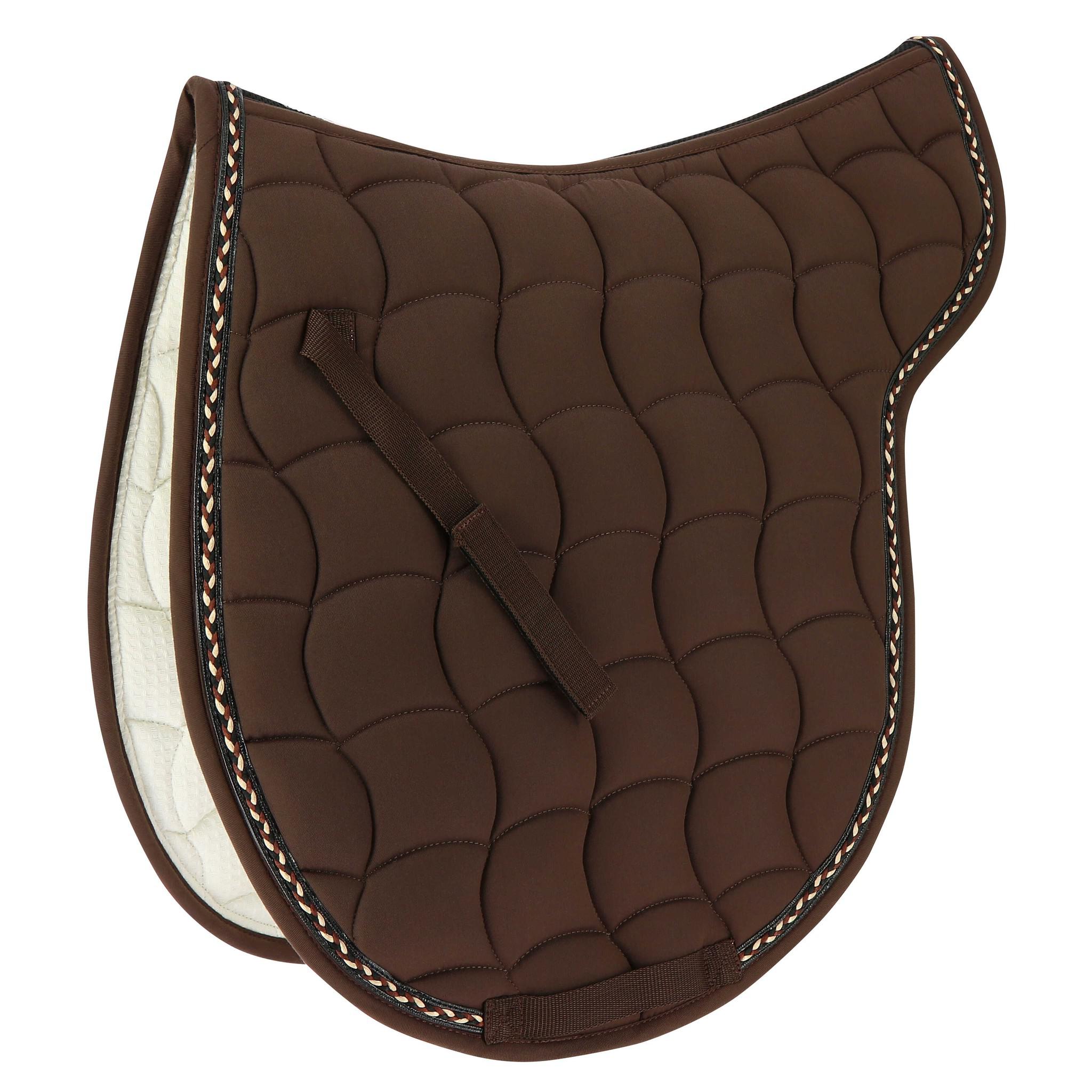 EQUITHÈME Saddle pad - Hunter Chocolate 204475004