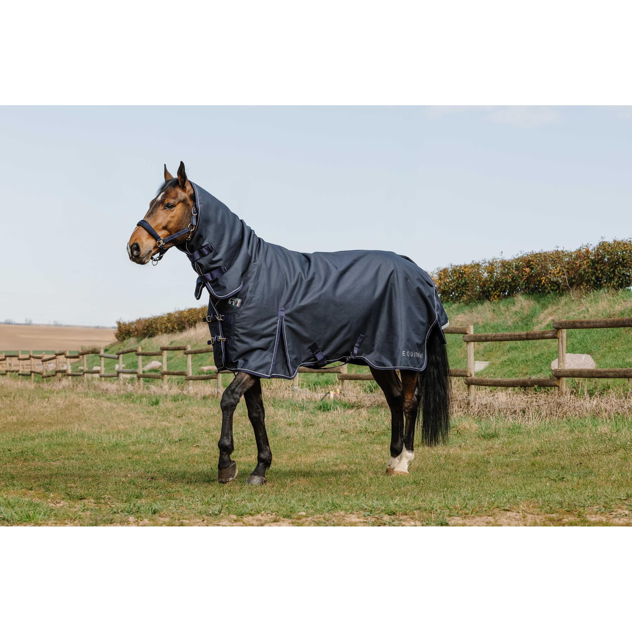 EQUITHÈME Turnout Rug 0g – Anatomic Combo 1200D Navy blue 400578763