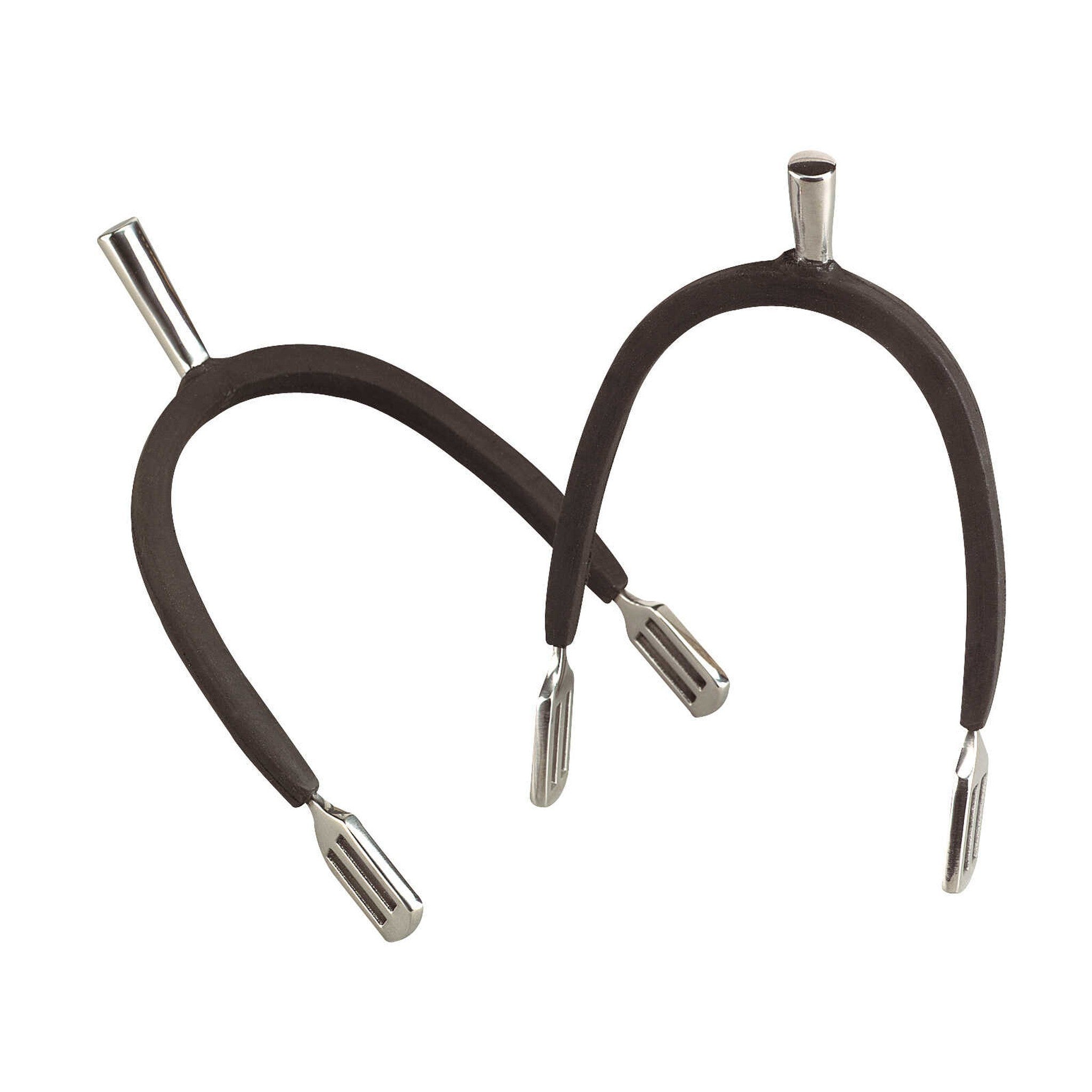 Feeling rubber covered spurs, stainless steel 920681020
