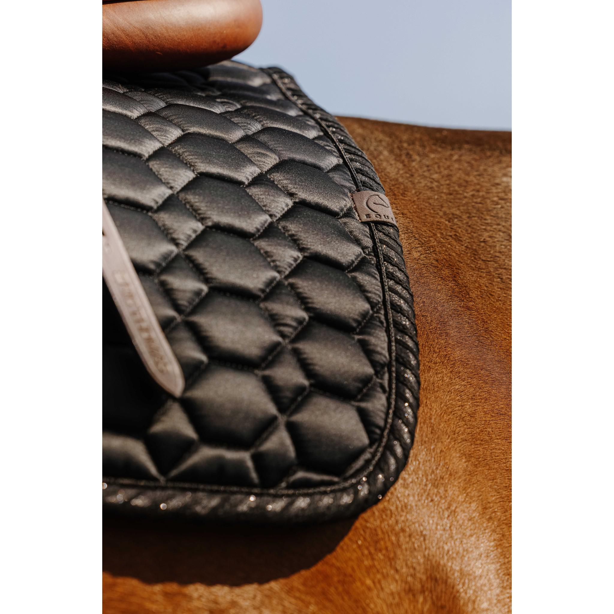 EQUITHÈME Pretty Saddle Pad - All purpose Black 204010002