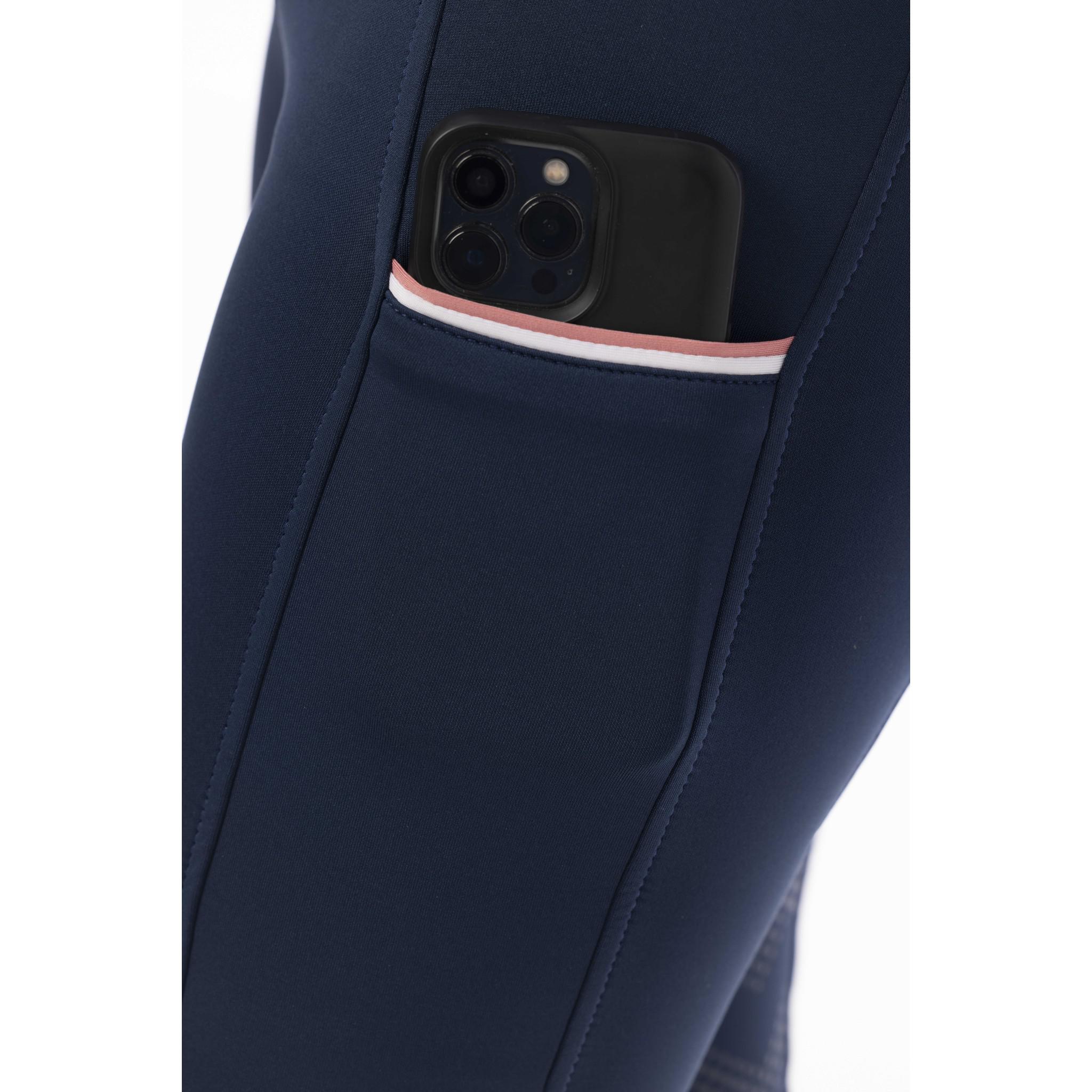 Riding World Agadir Silicone Seat Leggings - Children Navy blue 989500712