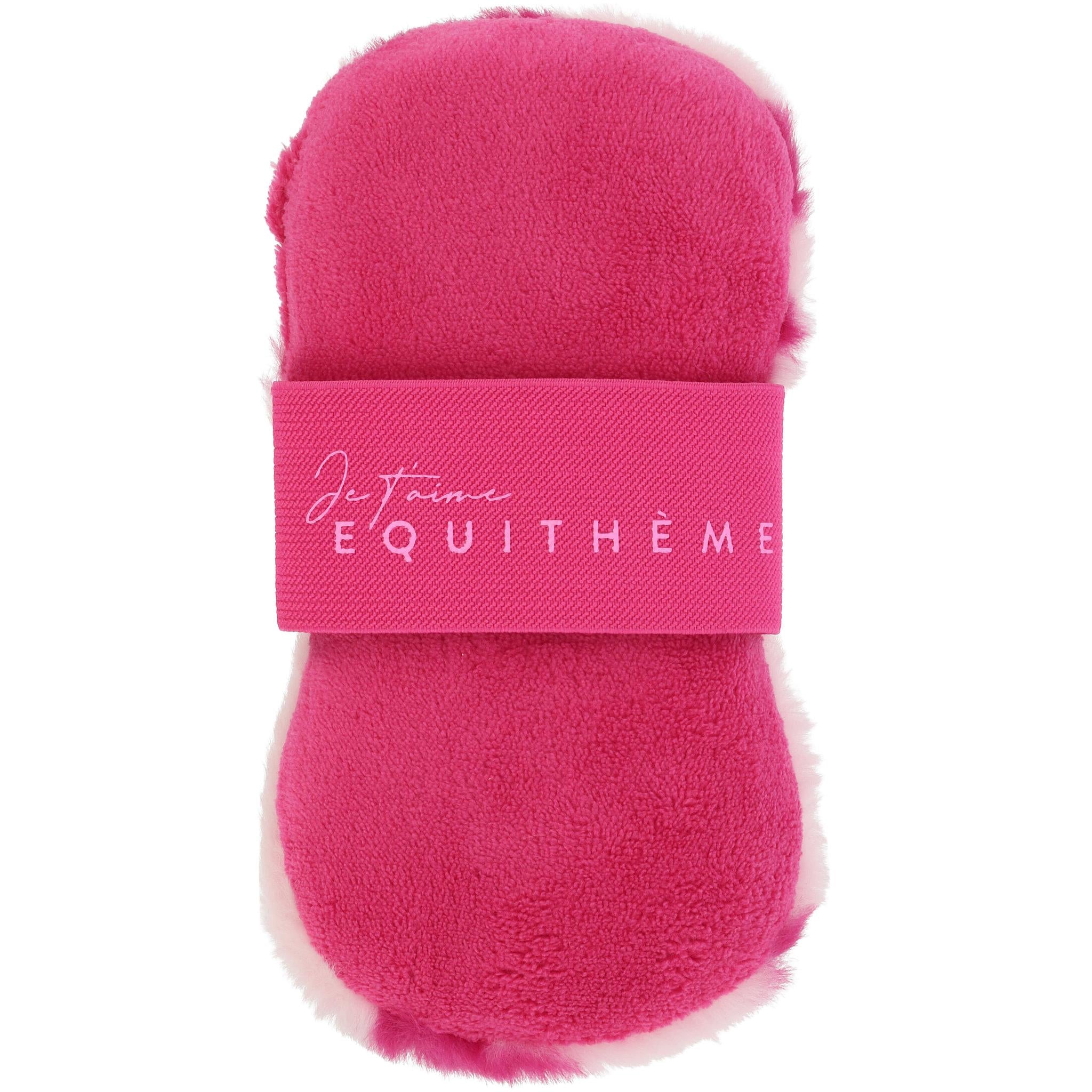 EQUITHÈME "I Love You" Two-Sided Sponge Pink/fuchsia - 700607013_packshot_2